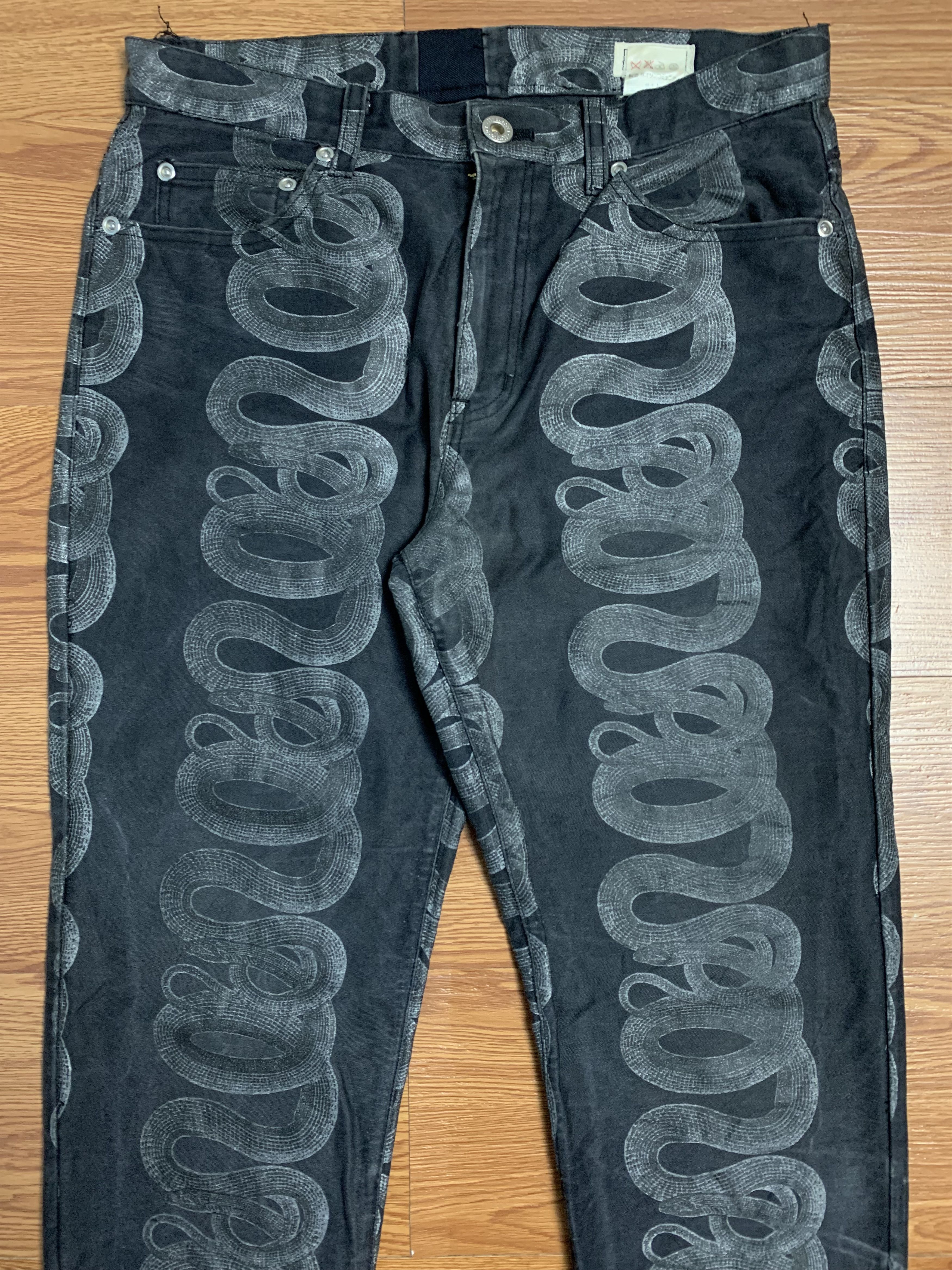 Hysteric Glamour Archive 90s Hysteric Glamour Snake Pants Size US 28 / EU 44 - 2 Thumbnail