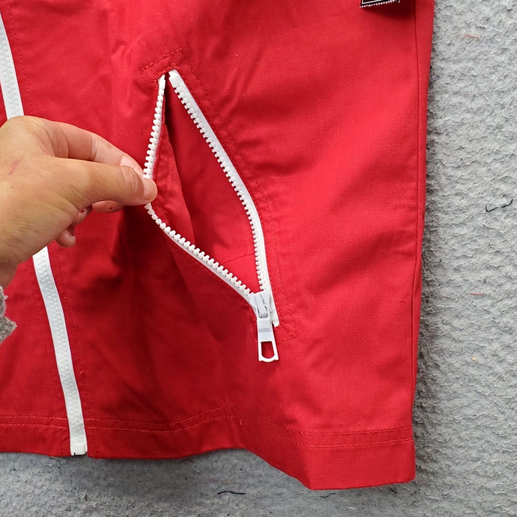 Rains Threads & Heirs Rain Jacket Womens M Red Waterproof Hooded Full Zip Jacket Size M / US 6-8 / IT 42-44 - 8 Thumbnail