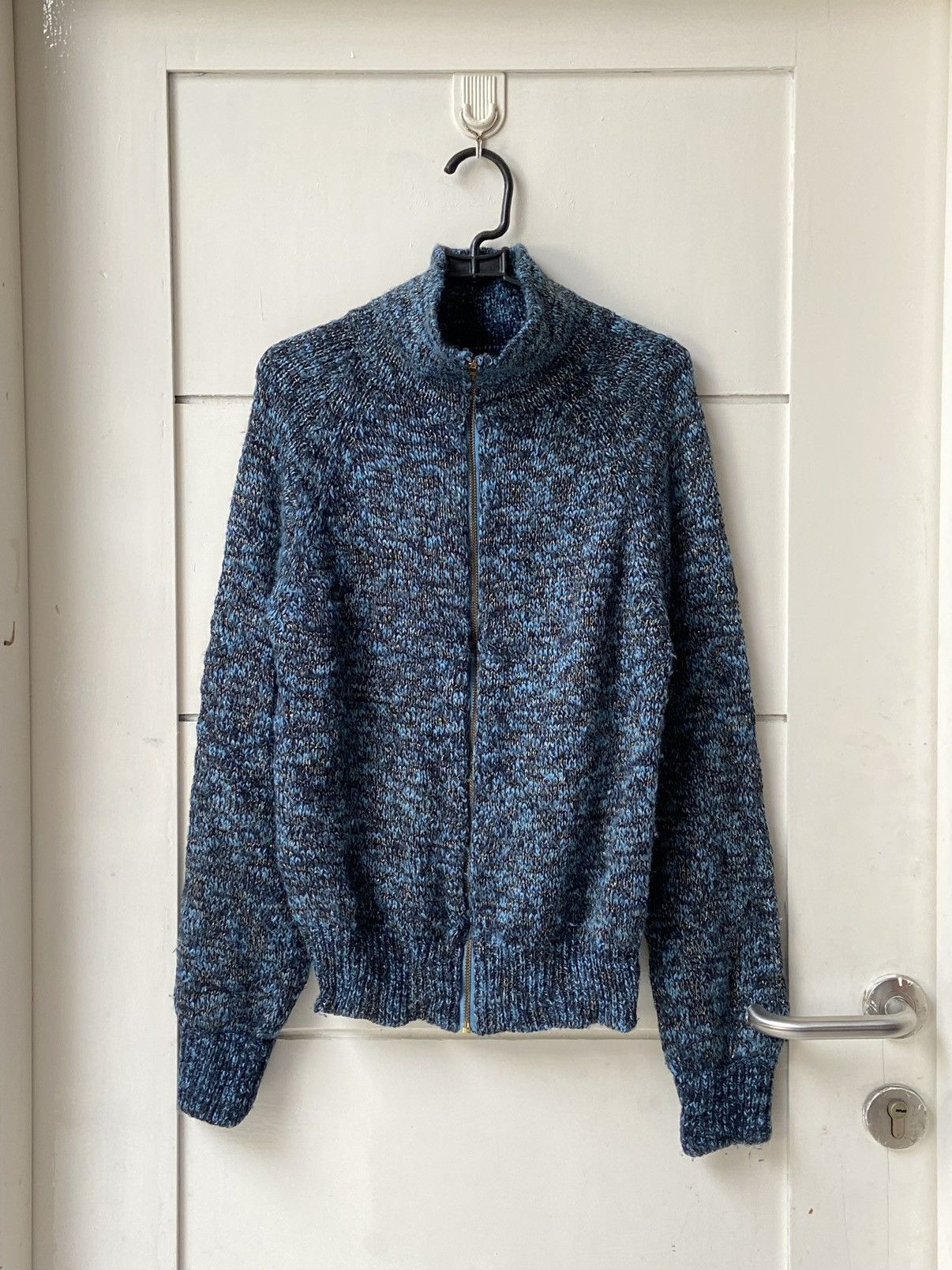 CABANE de ZUCCa Issey Miyake Soectro Dragon ZUCCA Zip Knit Jacket Size US XS / EU 42 / 0 - 1 Thumbnail