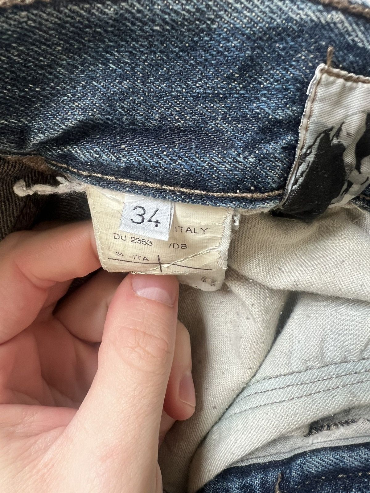 Rick Owens RICK DENIM FRAYED HEM Size US 32 / EU 48 - 6 Thumbnail