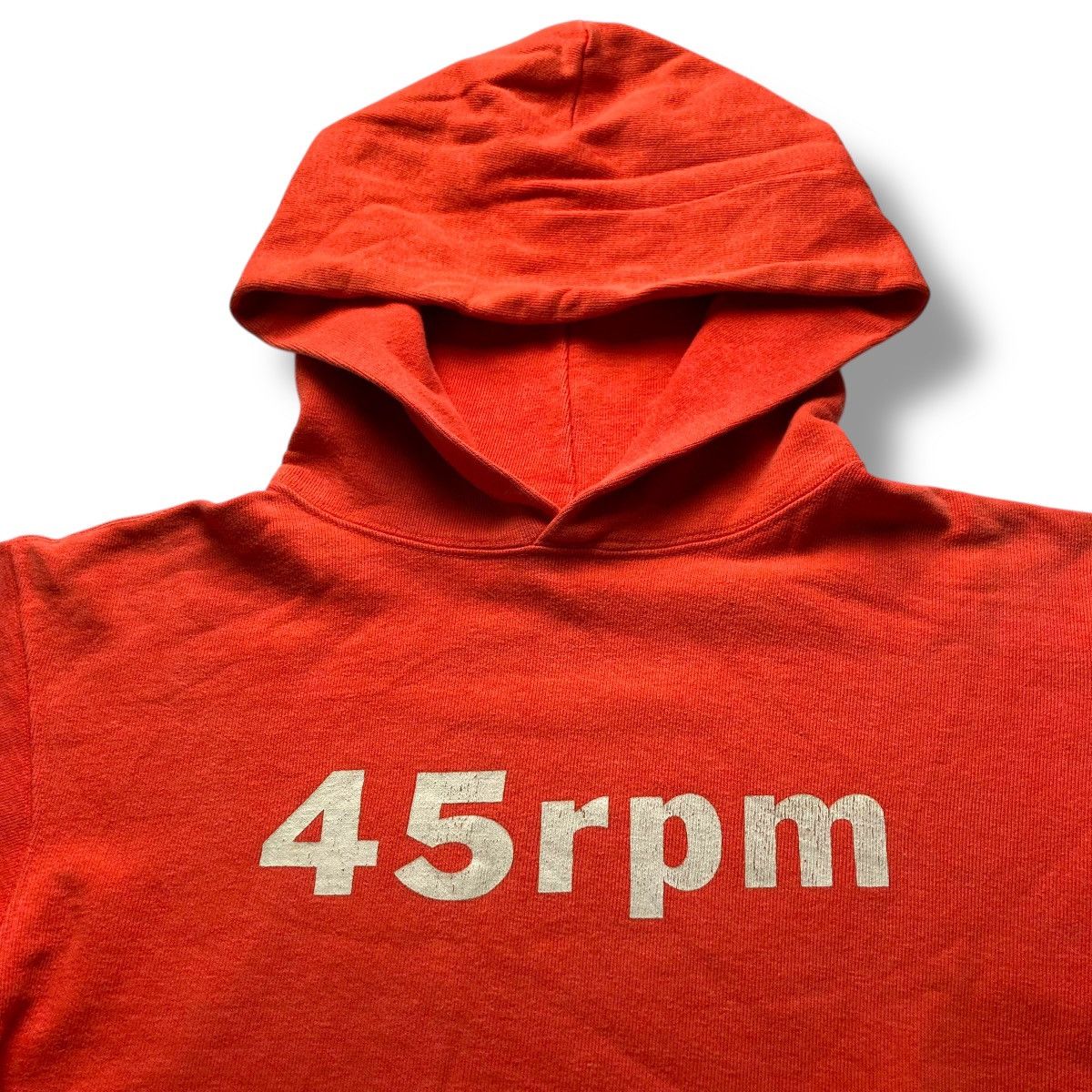 45rpm 🇯🇵VINTAGE 45 RPM SPELL OUT HOODIE SWEATER Size US M / EU 48-50 / 2 - 3 Thumbnail