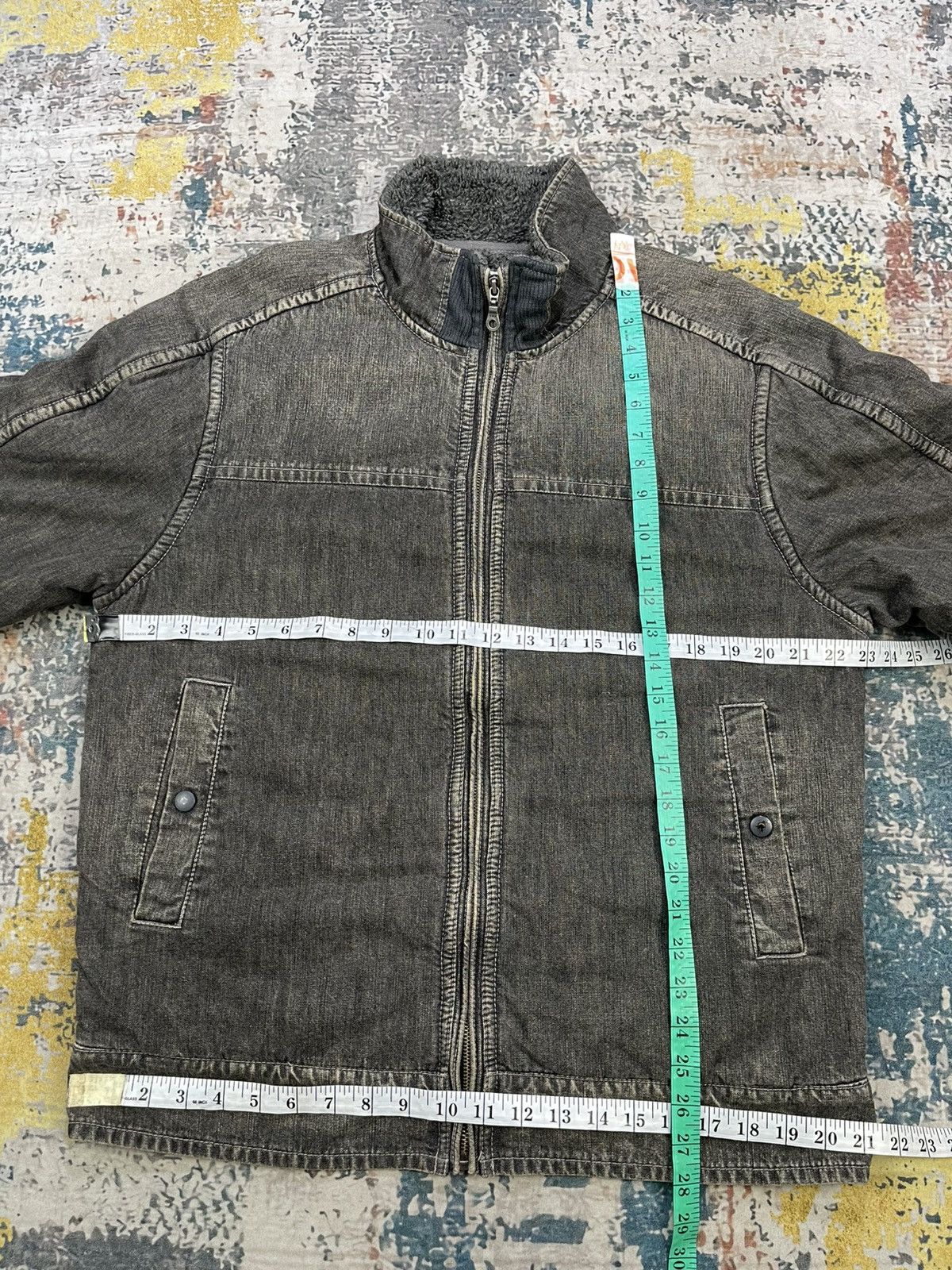 Johnbull Vtg Johnbull Sherpa Lined Zip-Up Trucker Jacket Size US L / EU 52-54 / 3 - 10 Thumbnail
