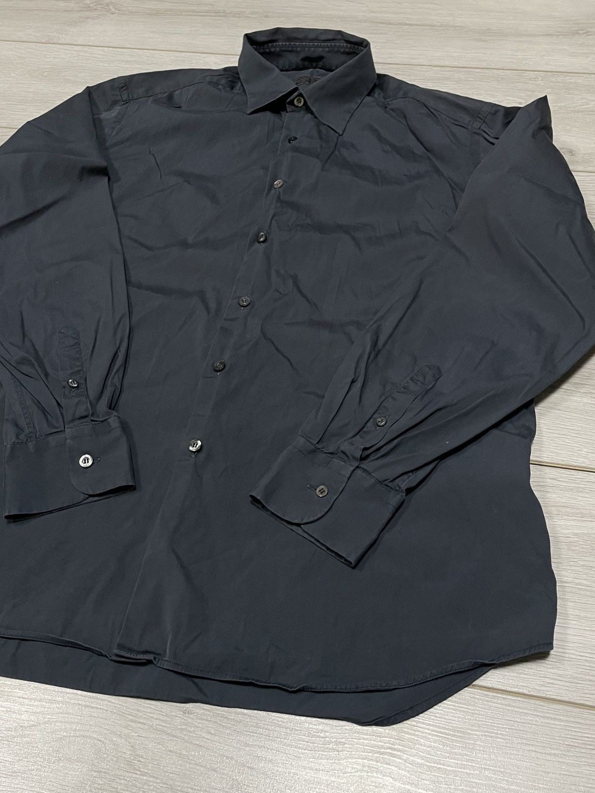 Prada Prada milano vintage shirt buttons Size US L / EU 52-54 / 3 - 4 Thumbnail