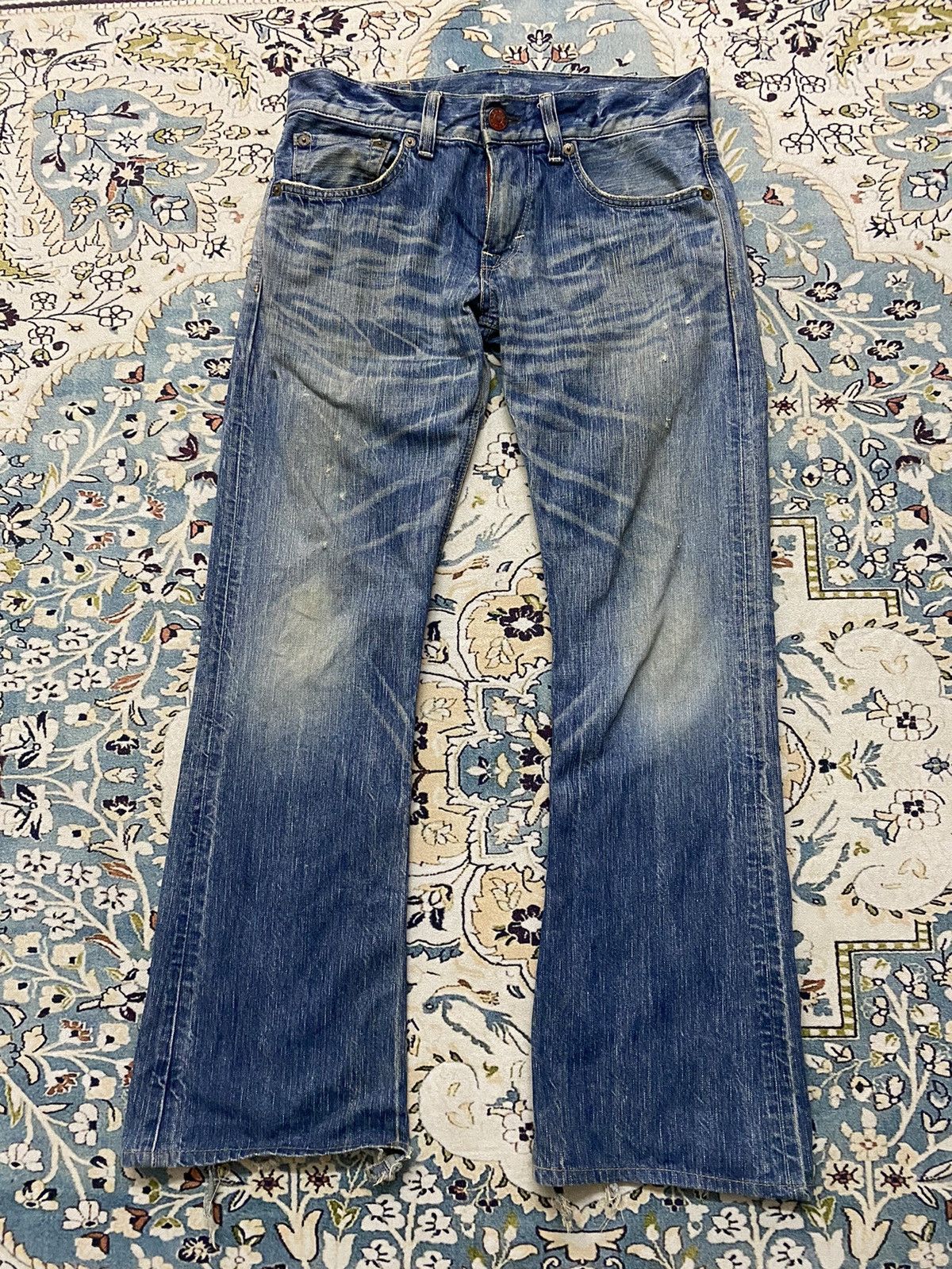 Edwin × Japanese Brand 🔥 Flared jeans X Edwin Blue Trip Size US 32 / EU 48 - 1 Thumbnail