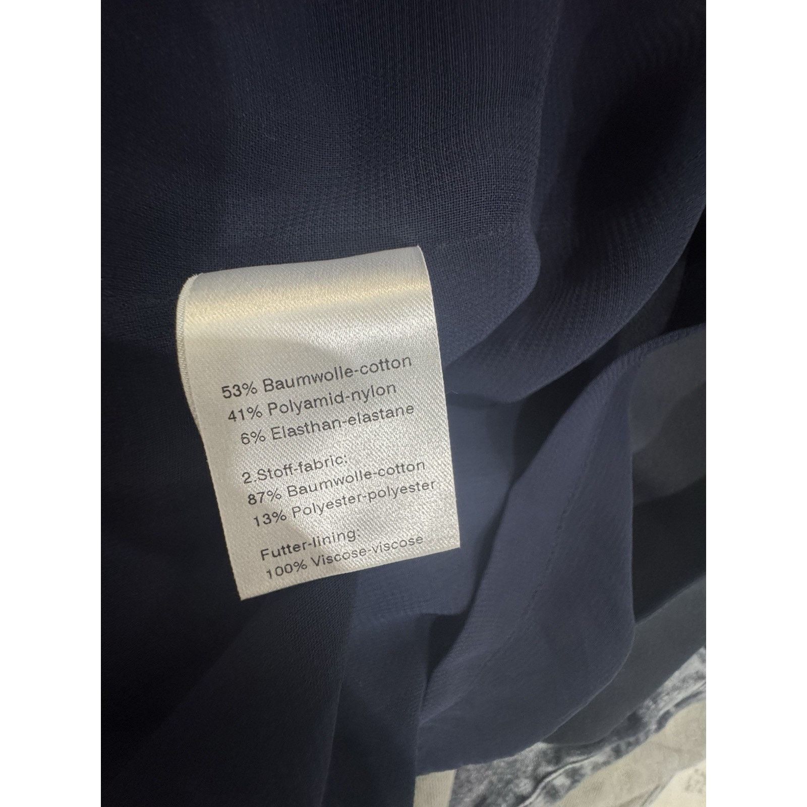 Akris Akris Punto Size 12 Navy Blue Back Zip Office/career Dress Size XL / US 12-14 / IT 48-50 - 7 Thumbnail