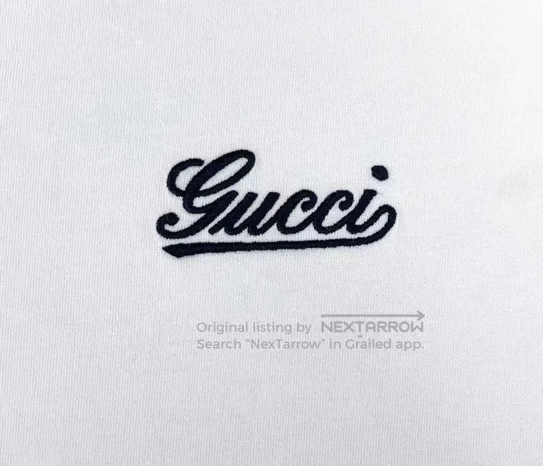 Gucci Gucci FW24 Embroidered Logo Short Sleeve Tee. Size US L / EU 52-54 / 3 - 4 Thumbnail