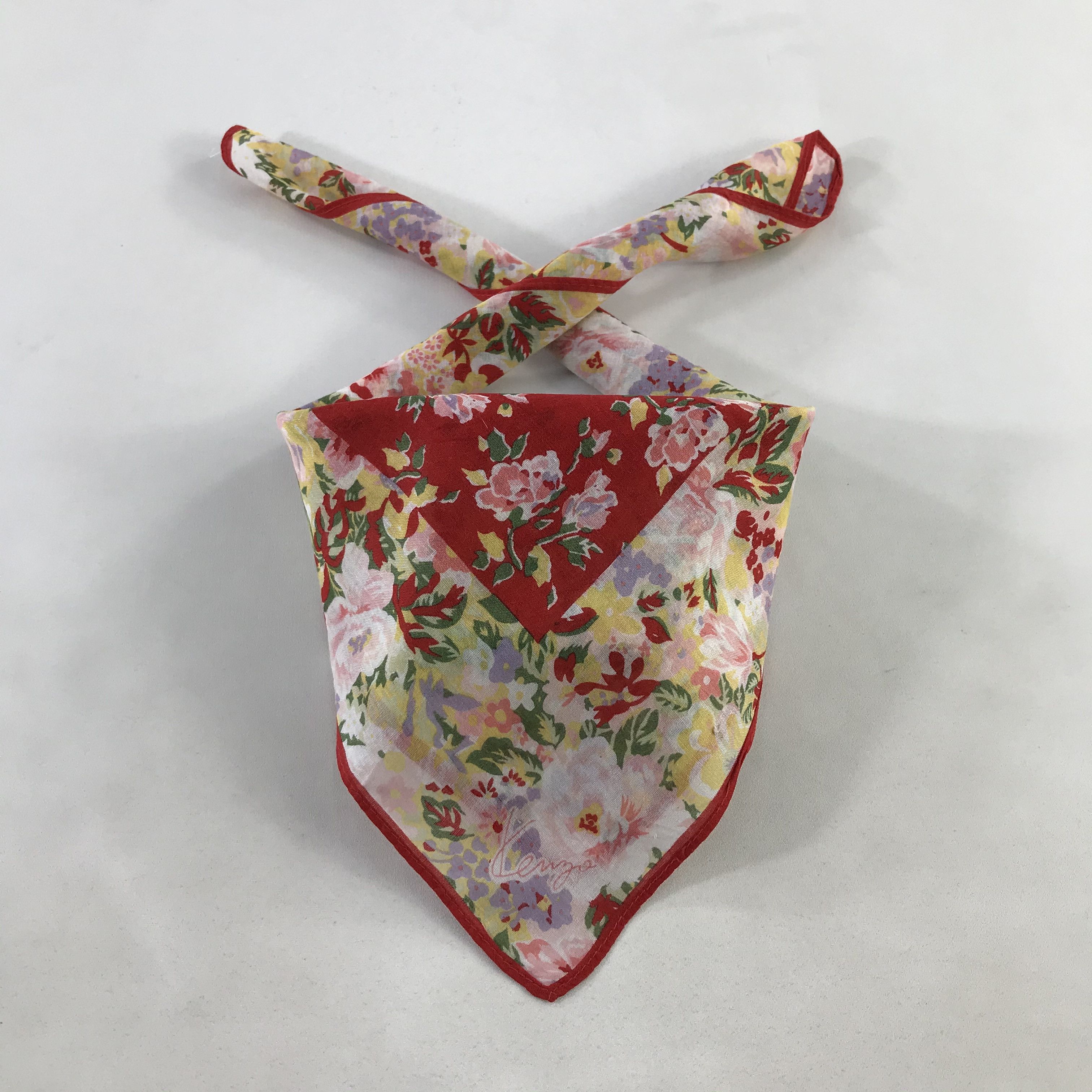 Kenzo × Vintage Kenzo Bandana / Handkerchief / Neckerchief - S1025 Size ONE SIZE - 3 Thumbnail