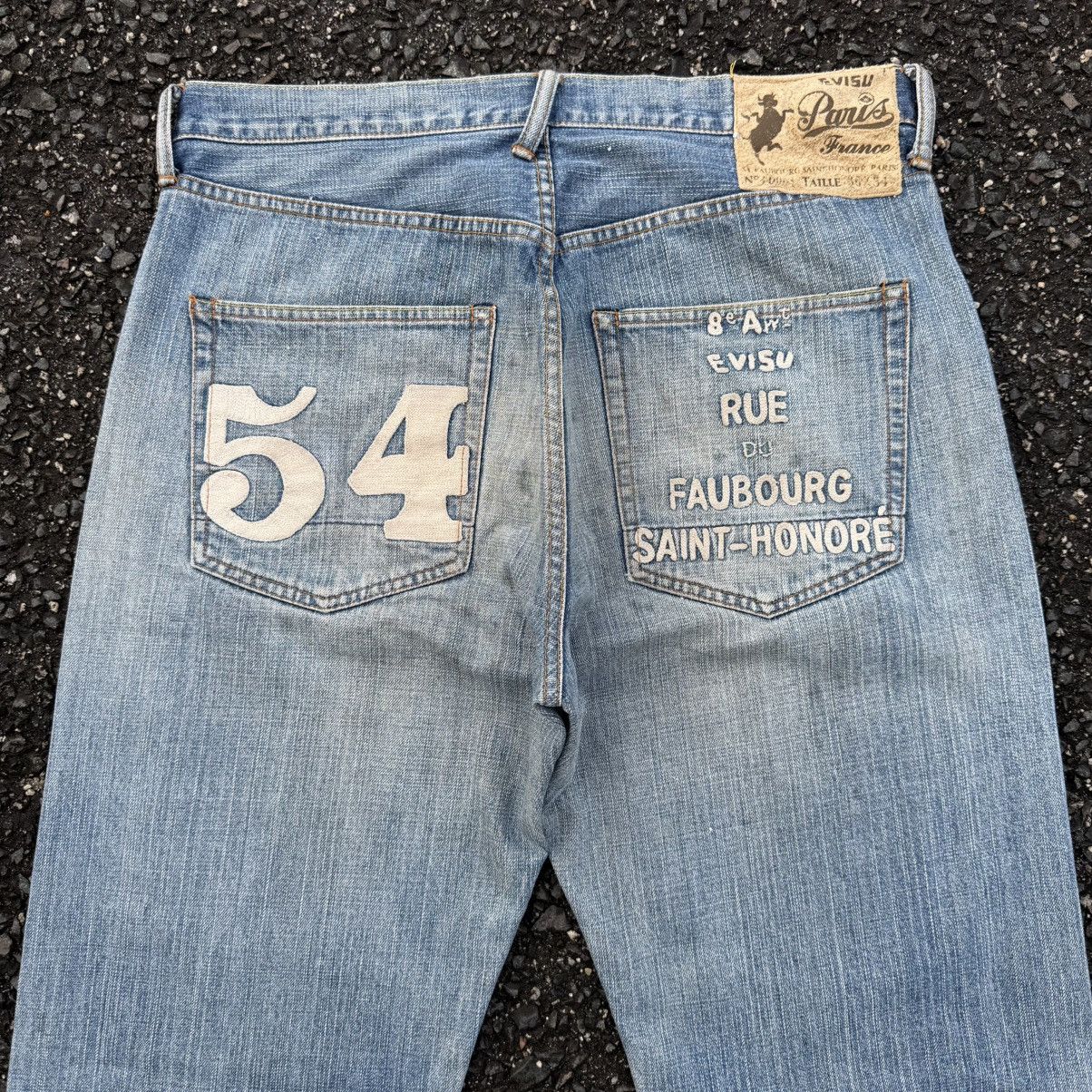 Japanese Brand Vintage EVISU button fly rippep rusty denim Size US 36 / EU 52 - 14 Thumbnail