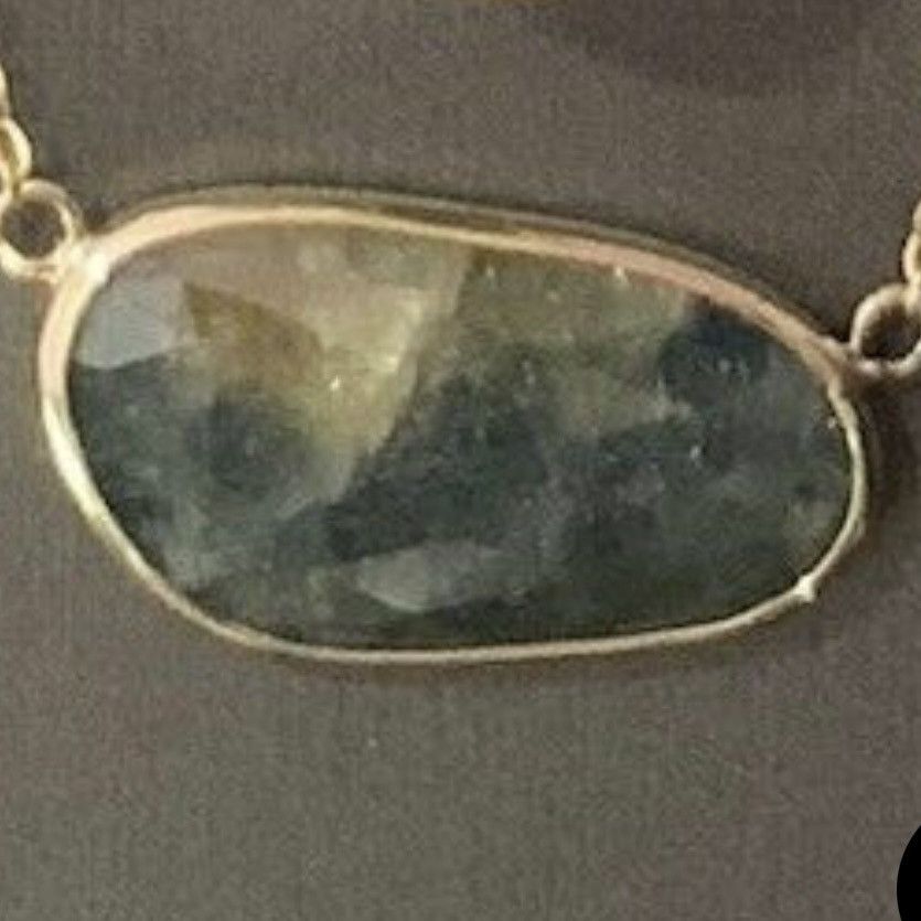 Vintage Vintage 14KGF sapphire necklace Size ONE SIZE - 7 Thumbnail