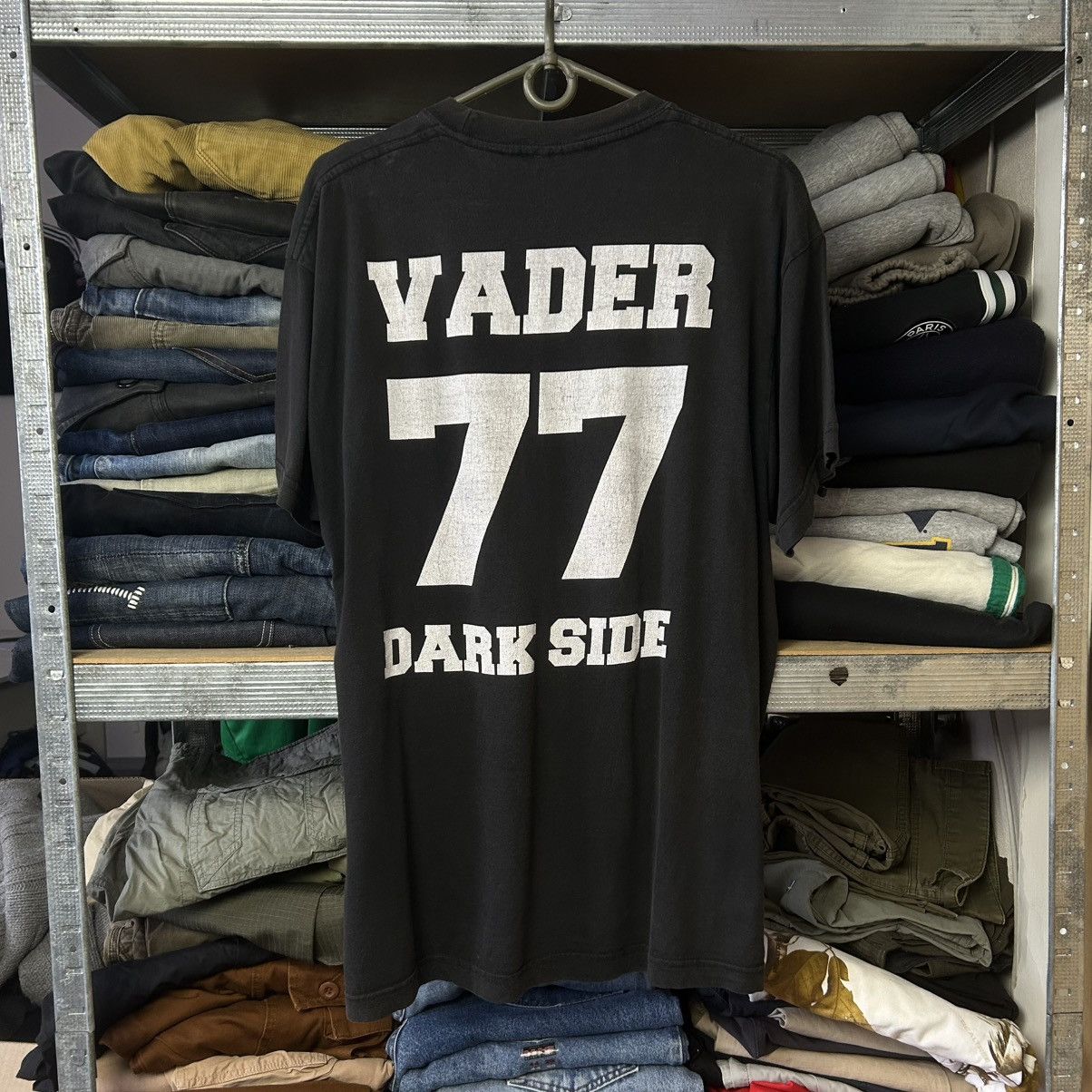 Star Wars Vintage Star Wars Darth Vader 77 big logo movie tee size L Size US L / EU 52-54 / 3 - 1 Thumbnail
