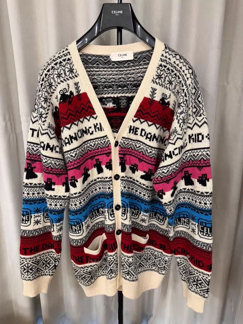 Celine Celine Knit Cardigan i Size US M / EU 48-50 / 2 - 1 Thumbnail