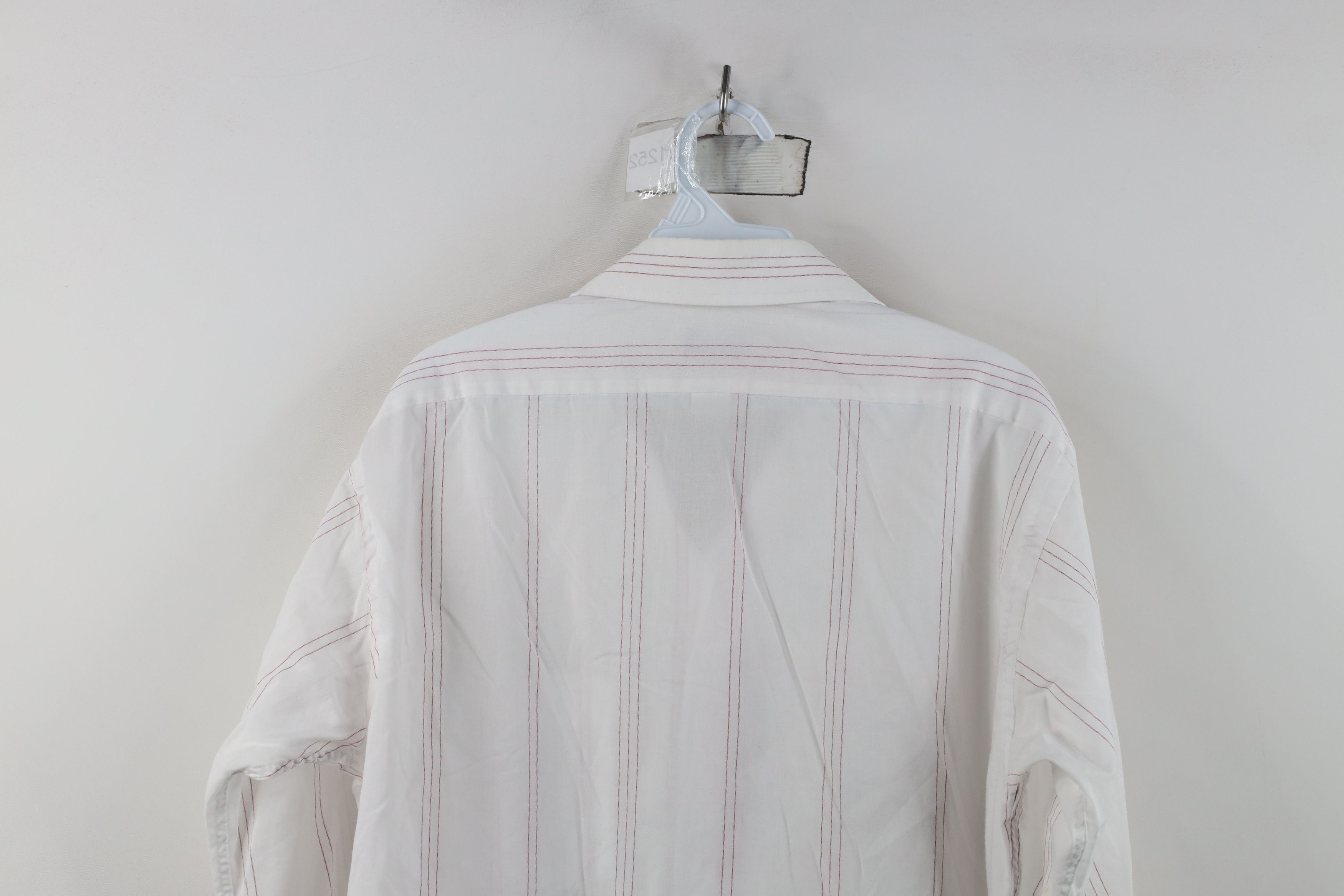 Vintage Vintage 80s 90s Streetwear Striped Collared Button Shirt USA Size US M / EU 48-50 / 2 - 11 Thumbnail