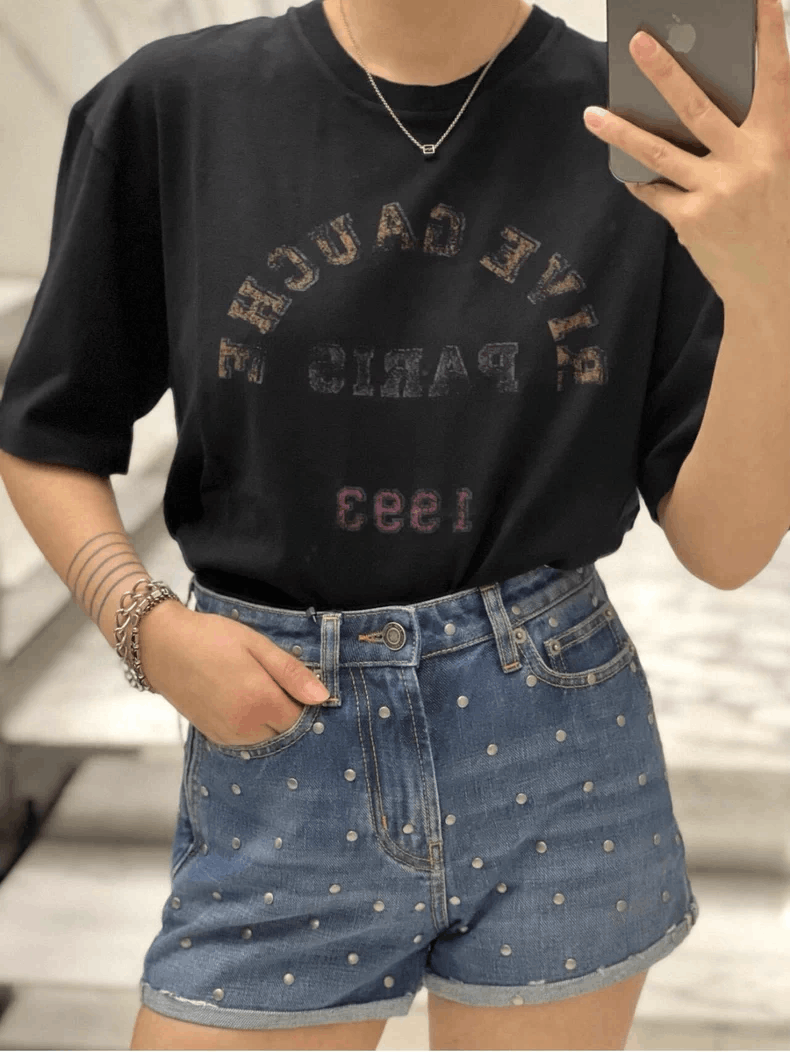 Saint Laurent Paris Saint Laurent Paris Blue Rivet Shorts Size 27" / US 4 / IT 40 - 8 Thumbnail