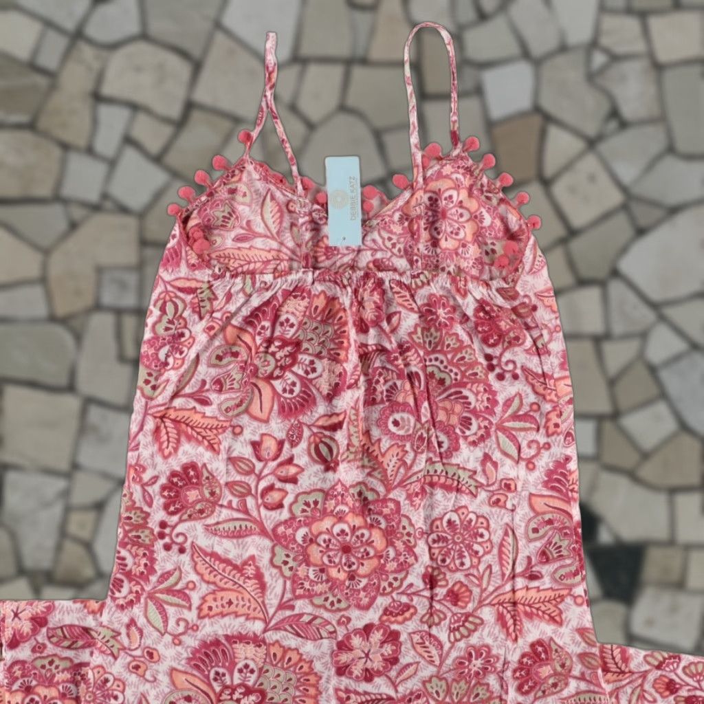 Pinko Debbie Katz Amelie Maxi Paisley Dress Red Women's S Dress Size S / US 4 / IT 40 - 1 Thumbnail