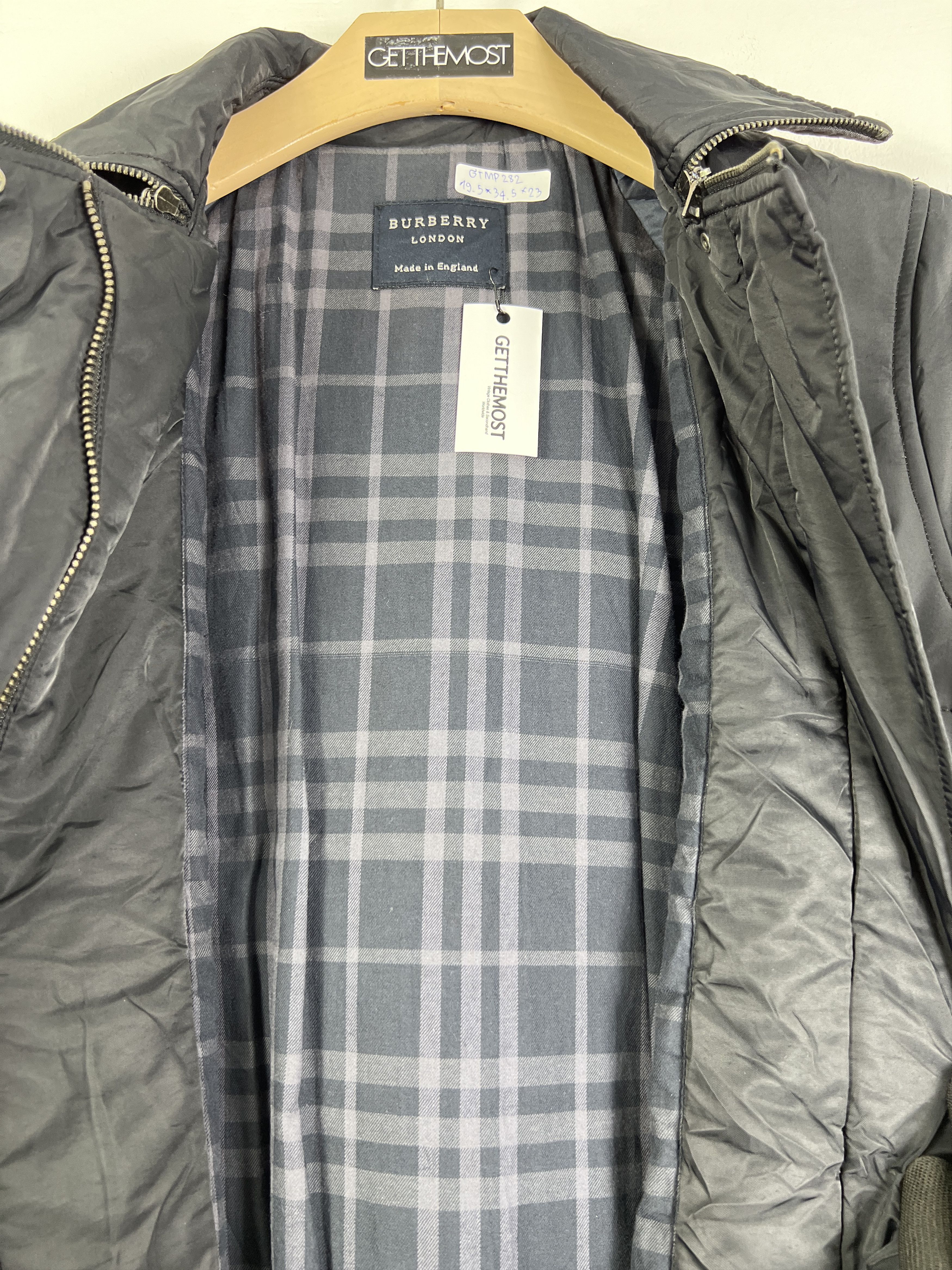 Burberry BURBERRY London Trench Polyester Coat (M) GTMP282 Size M / US 6-8 / IT 42-44 - 9 Thumbnail
