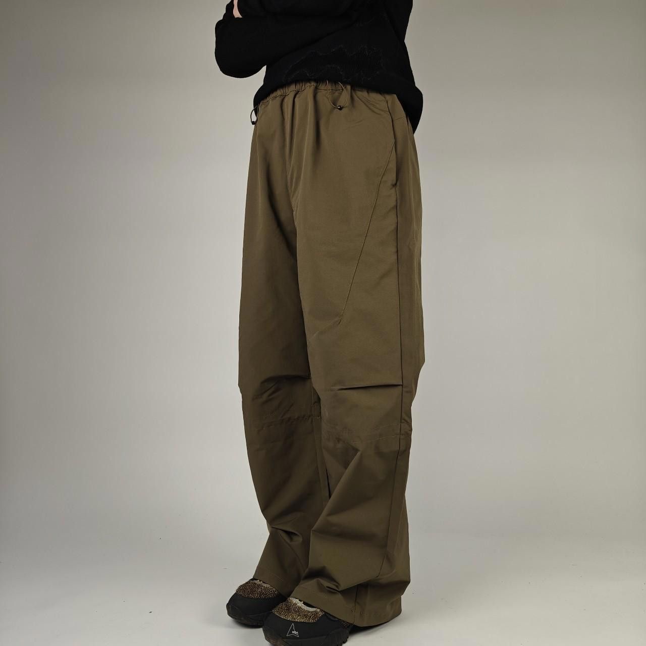 Other Khaki Technical Wide Leg Parachute Pants Size US 32 / EU 48 - 2 Thumbnail