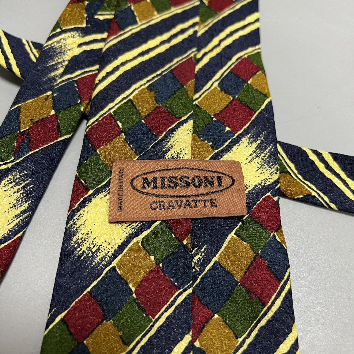 Missoni × Vintage Vintage Missoni Tie Luxury Silk Size ONE SIZE - 2 Thumbnail