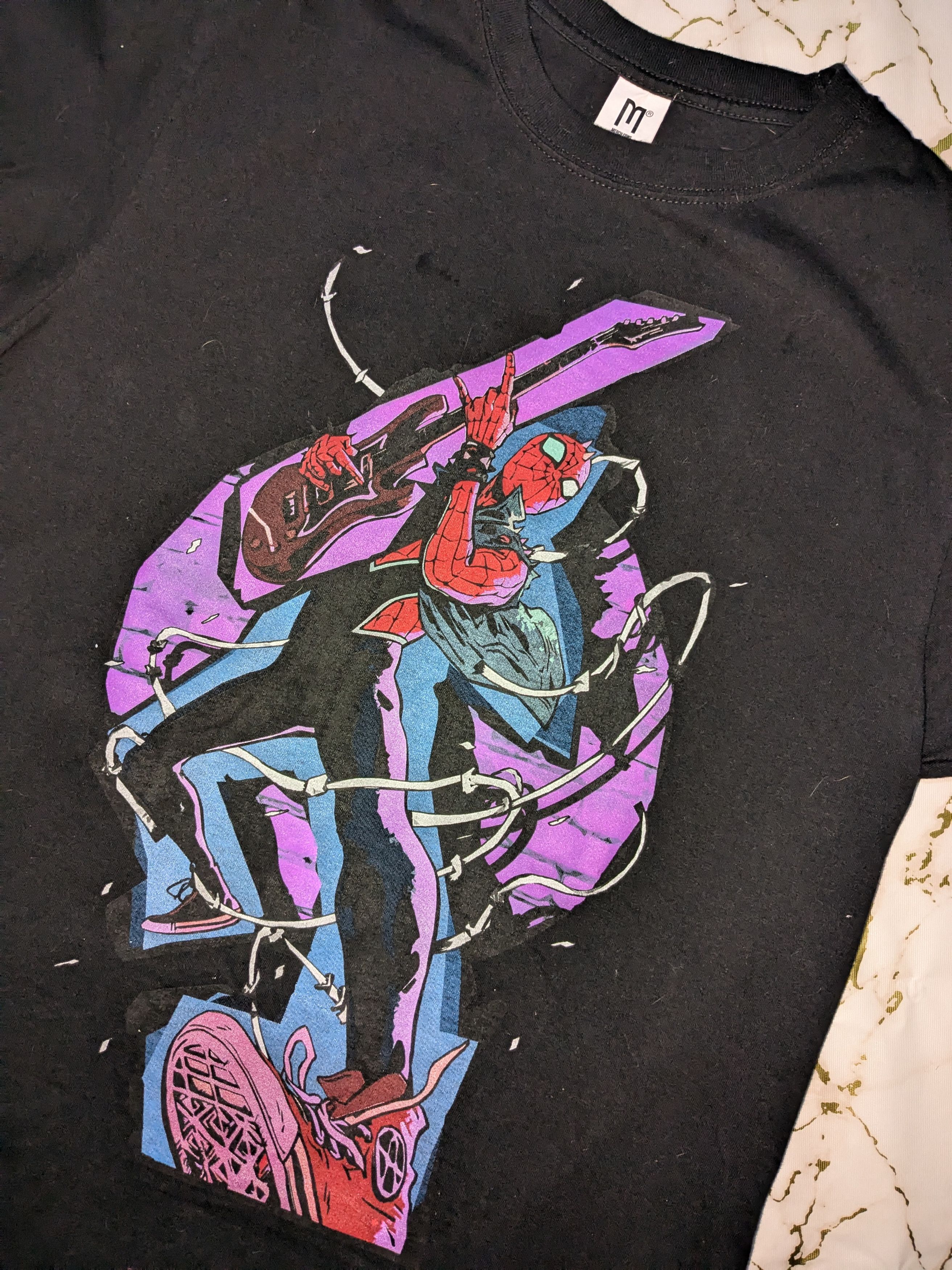 Marvel Comics Modern bootleg marvel Spiderman Spiderpunk shirt Size US L / EU 52-54 / 3 - 3 Thumbnail