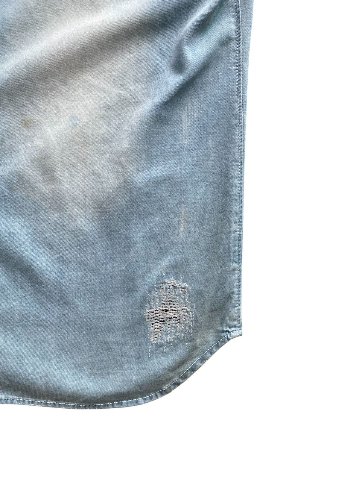 Hysteric Glamour × Japanese Brand Vintage Biker NORTON Pachwork DENIM BUTTON rare design Size US XL / EU 56 / 4 - 8 Thumbnail