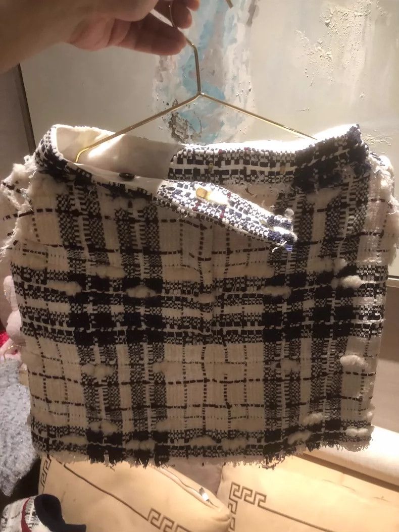 Thom Browne Thom Browne A dress with a pattern of fine lines Size 26" / US 2 / IT 38 - 1 Thumbnail