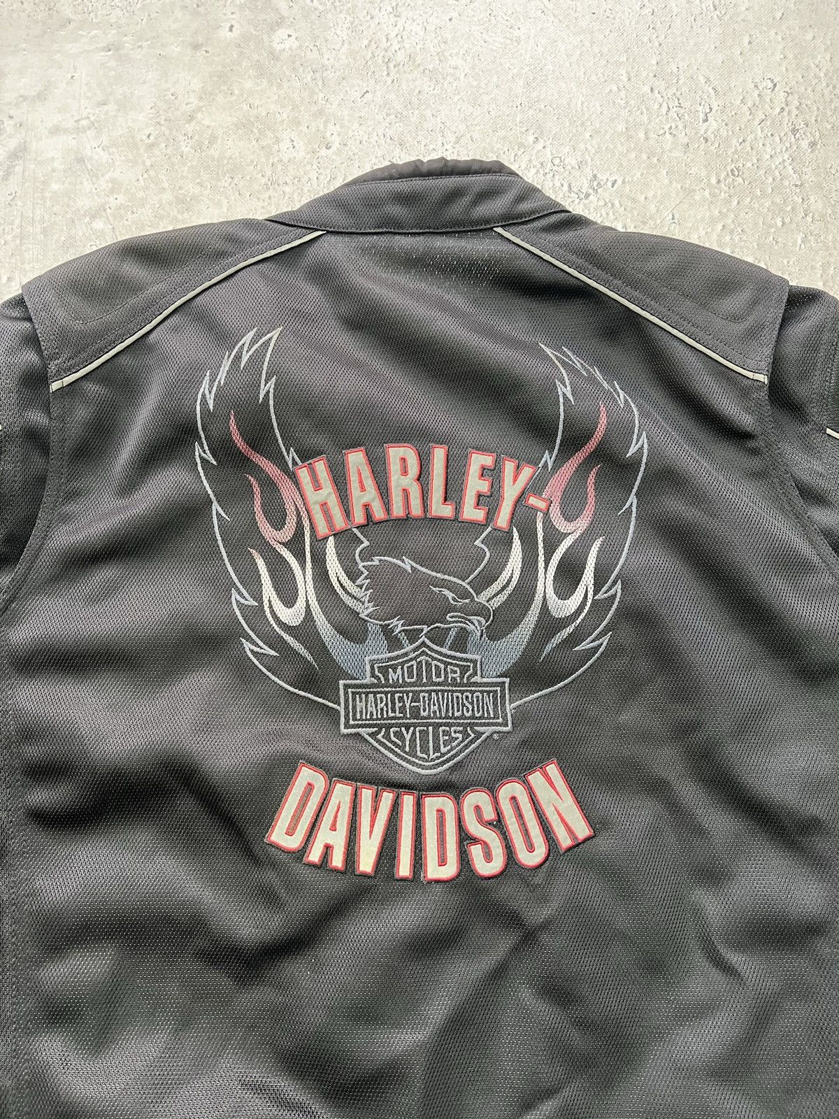 Harley Davidson VINTAGE GLAME EAGLE MESH HARLEY DAVIDSON JACKET MOTO RACING Size US XL / EU 56 / 4 - 10 Thumbnail