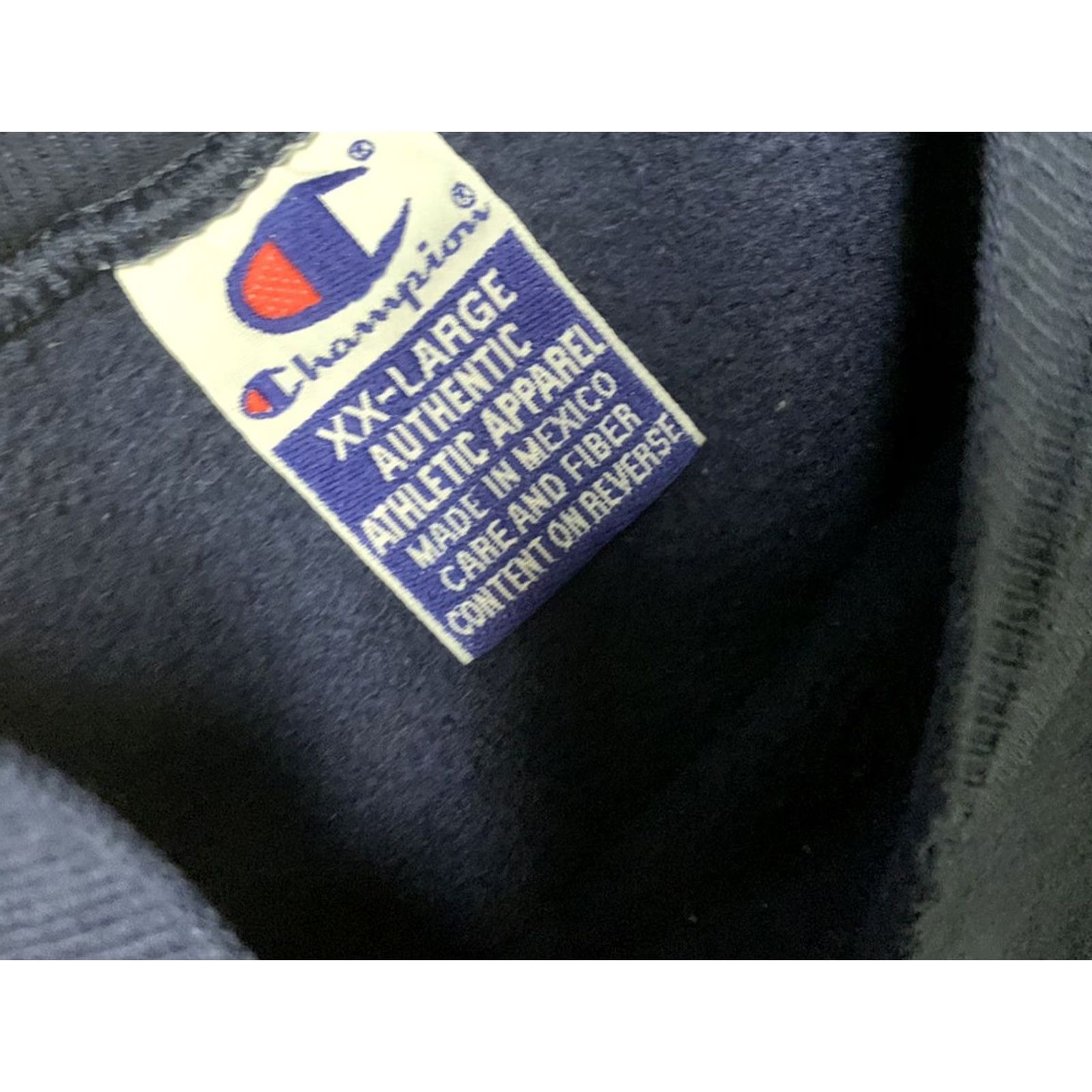 Champion Champion Mens XXL Extra Large Navy Blue Sweatshirt Size US XXL / EU 58 / 5 - 2 Thumbnail