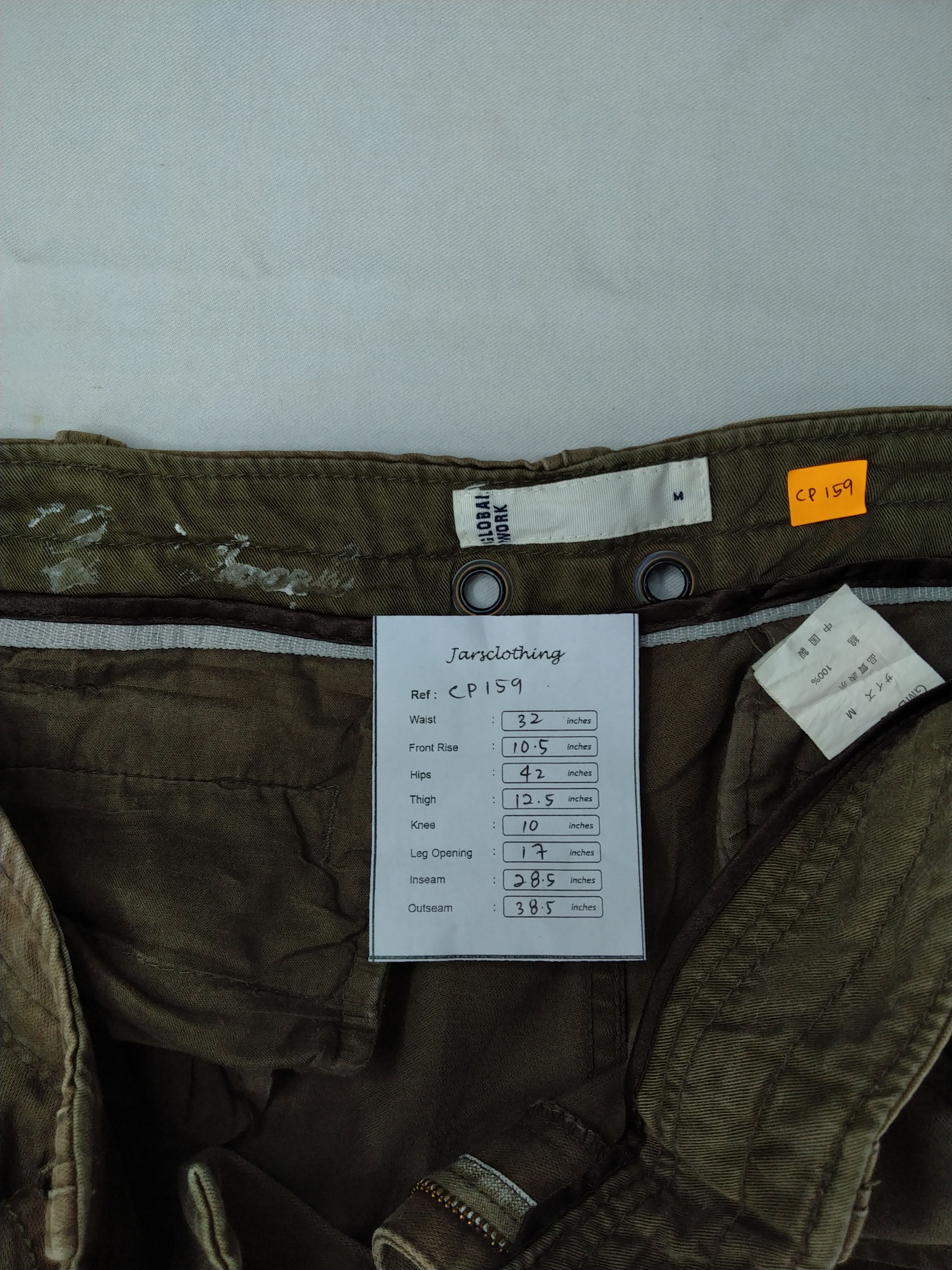 Global Work Global Work Multi Pocket Cargo Pants 32x28.5 -CP159 Size US 32 / EU 48 - 6 Thumbnail