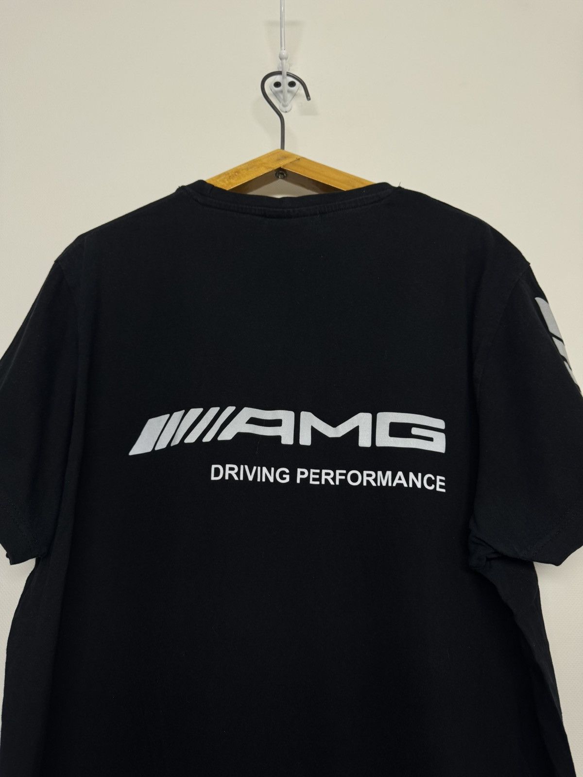 Clique Vintage Mercedes Benz Embroidered AMG logo t-shirt Size US L / EU 52-54 / 3 - 4 Thumbnail