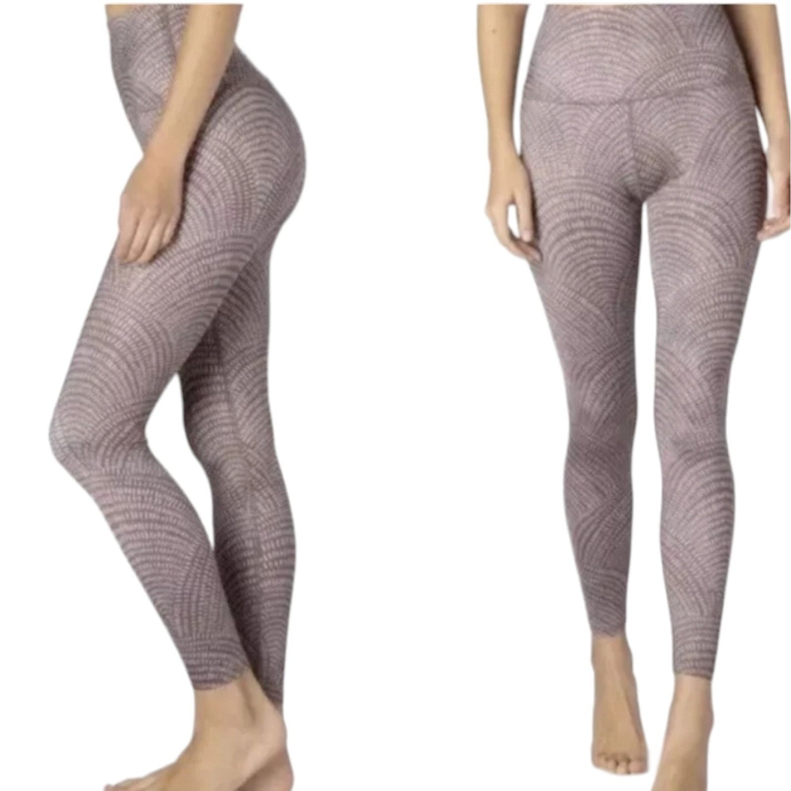 Beyond Yoga Beyond Yoga Lux High Waist Etched Fans Legging Small Size 27" / US 4 / IT 40 - 3 Thumbnail