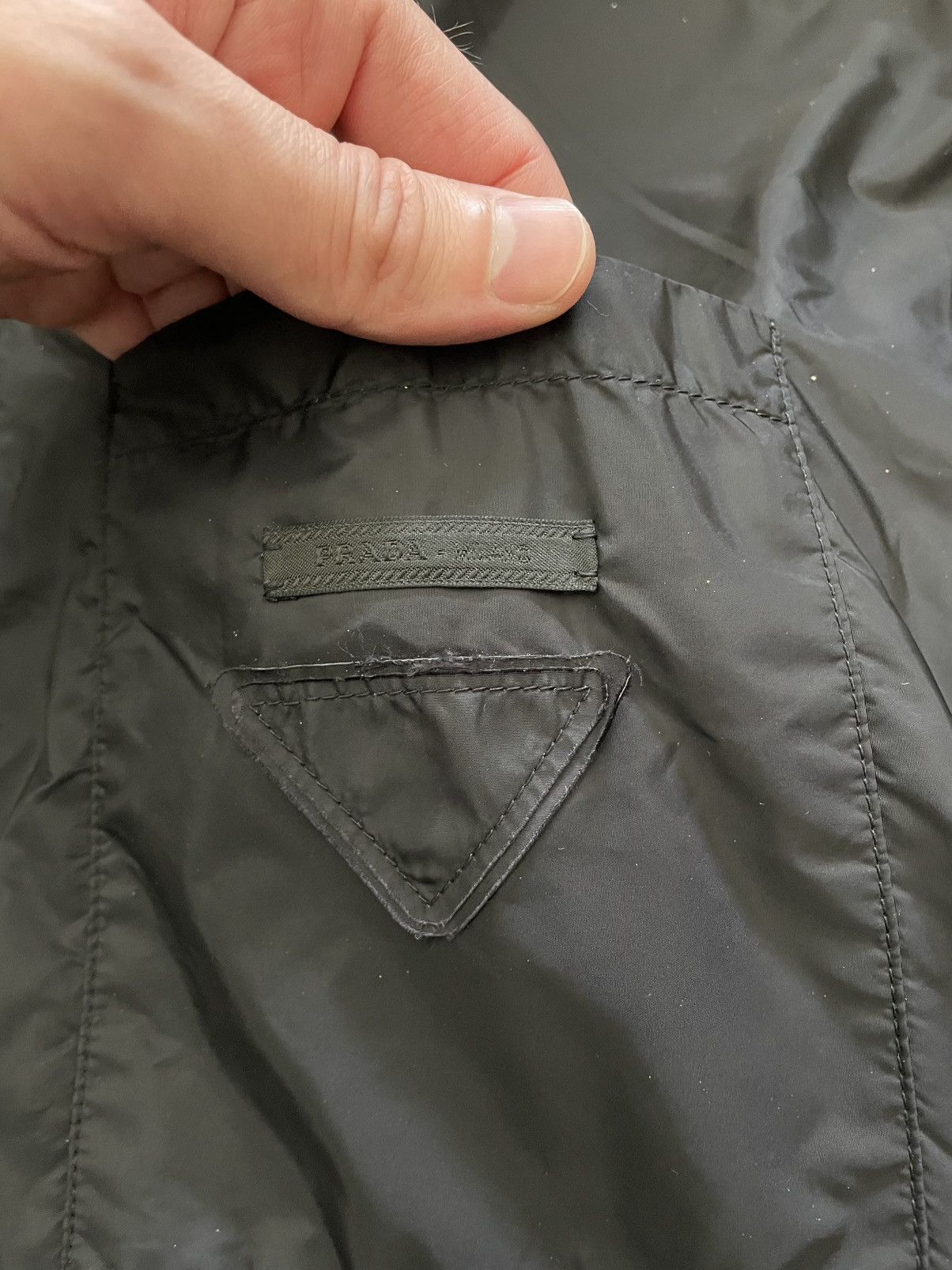 Prada Prada reversible leather/ nylon jacket Size US L / EU 52-54 / 3 - 9 Thumbnail