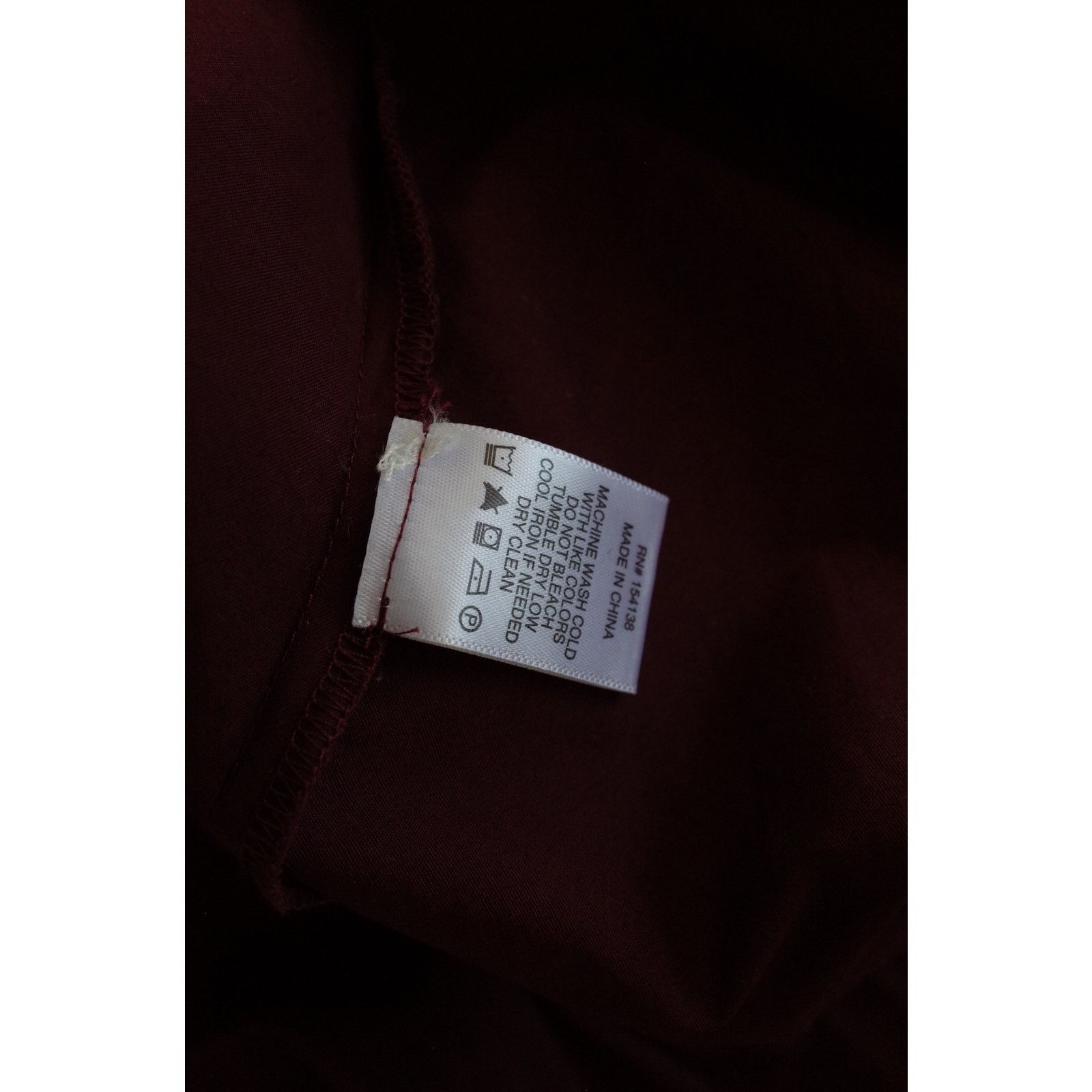 Staud Staud Burgundy Cotton Maxi Dress S Size S / US 4 / IT 40 - 6 Thumbnail