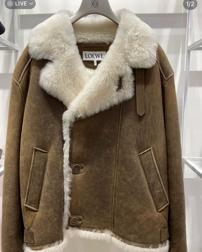 Loewe Loewe size L Wool-integrated lamb hair Size US M / EU 48-50 / 2 - 1 Thumbnail