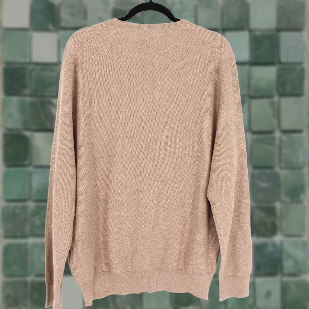 Polo Ralph Lauren Polo Ralph Lauren Men's Classic Brown Knit Crewneck Sweater XL Size US XL / EU 56 / 4 - 1 Thumbnail