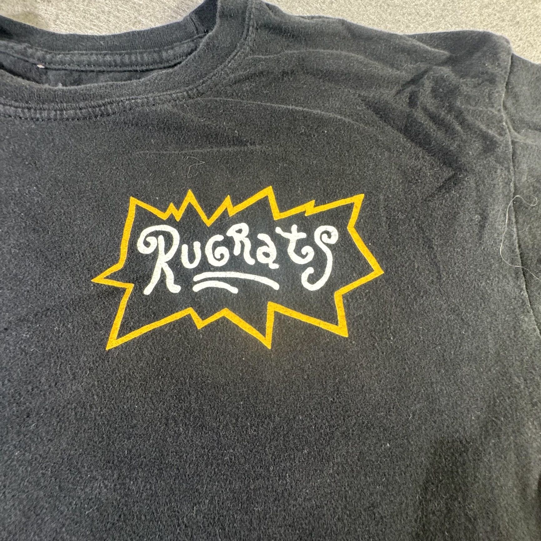 Nickelodeon VINTAGE Rugrats Shirt Mens Large Black Chuckie Reptar 1991 Cartoon Graphic Tee 90s Size US L / EU 52-54 / 3 - 2 Thumbnail