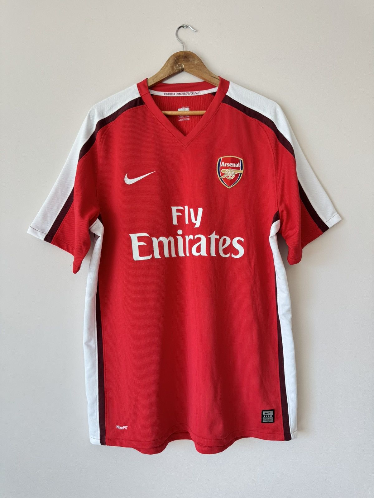 Nike Vintage Arsenal 2008-2009 Home Soccer Jersey Nike Shirt Kit Size US XL / EU 56 / 4 - 1 Thumbnail