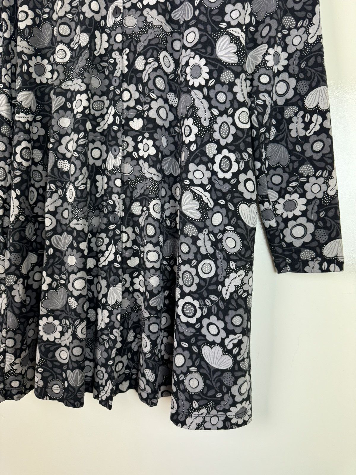 Gudrun Sjoden Gudrun sjoden floral modal dress tunic avant garde gothic S Size S / US 4 / IT 40 - 4 Thumbnail