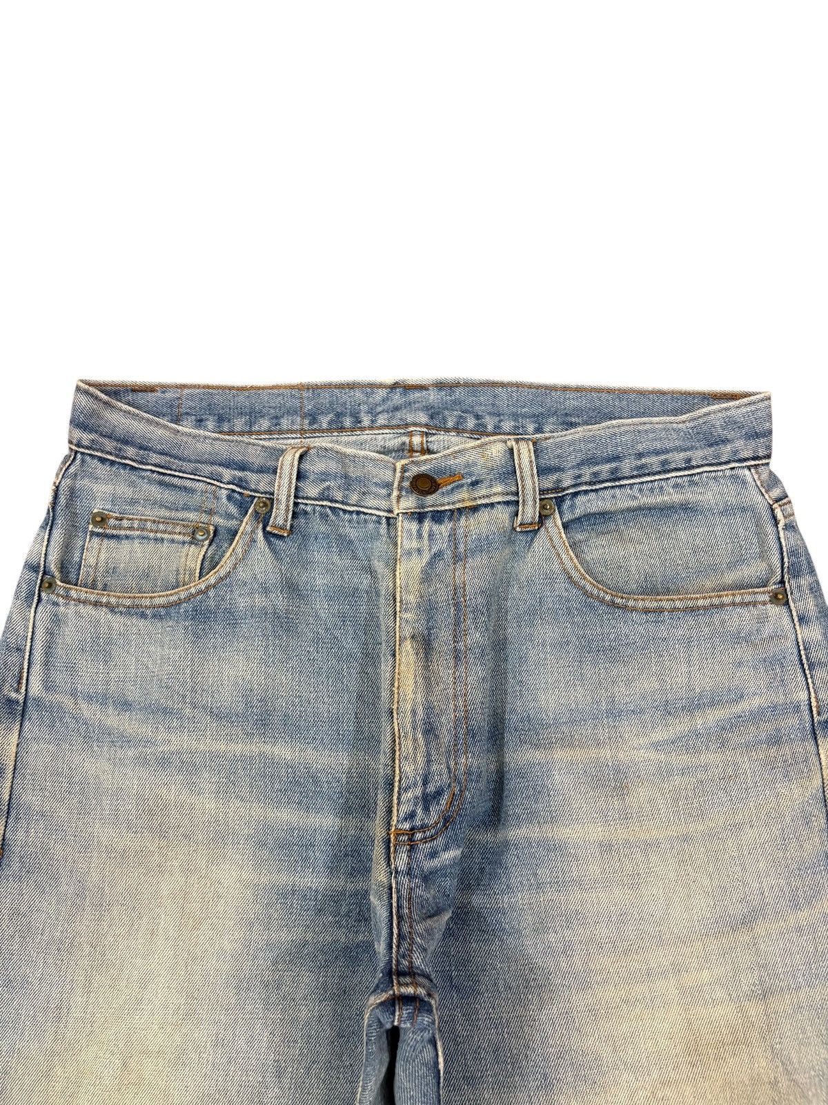 Japanese Brand Vintage Japanese Brand Mud Wash Patches Loose Jeans Size US 32 / EU 48 - 4 Thumbnail