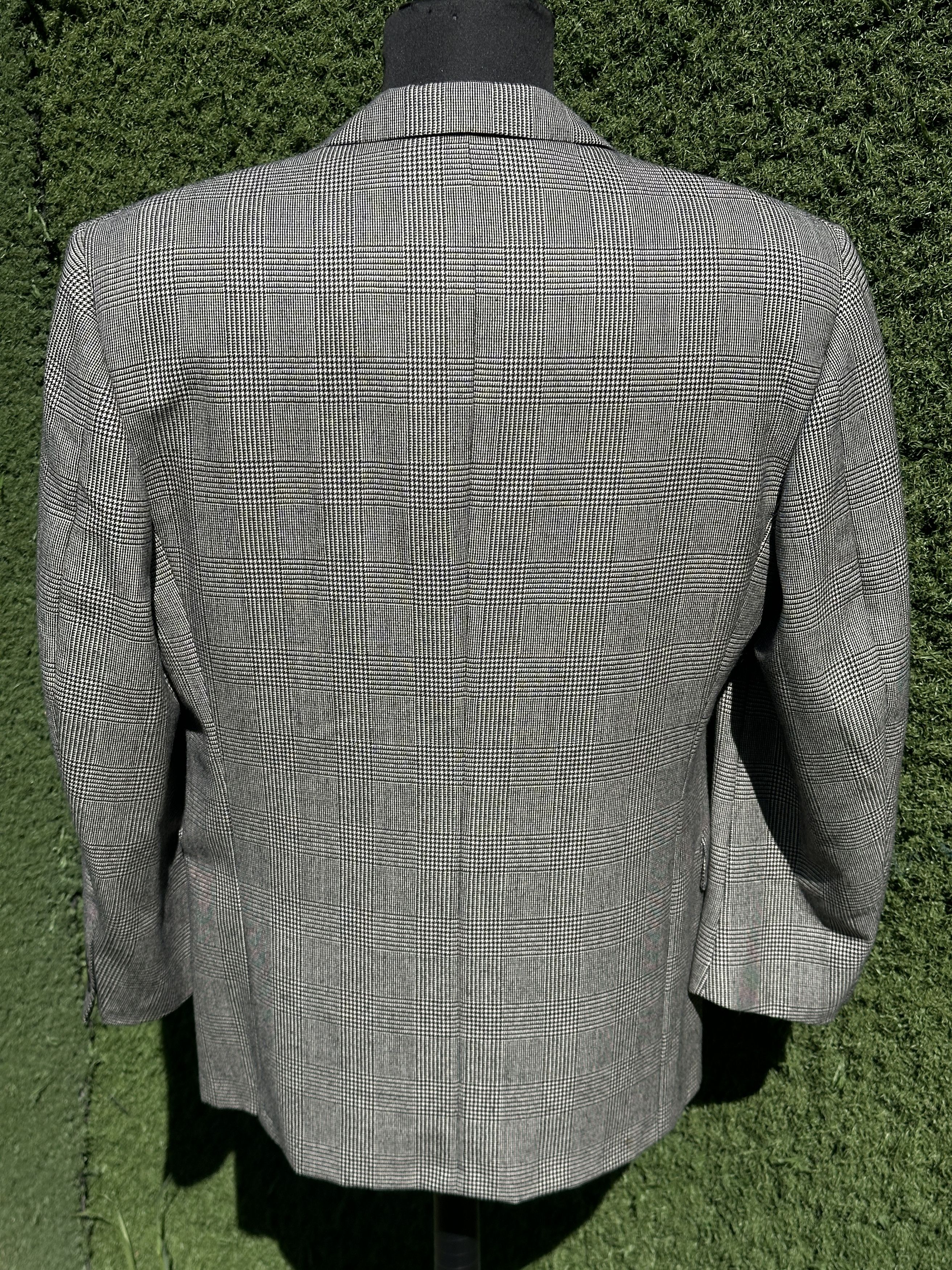 Corneliani Corneliani Wool Glen Check Blazer Formal Jacket Size 50 IT Size 50R - 5 Thumbnail