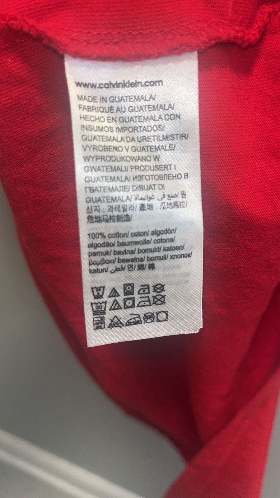 Calvin Klein Calvin Klein Red white & blue shirt with Ck Logo Size US M / EU 48-50 / 2 - 4 Thumbnail
