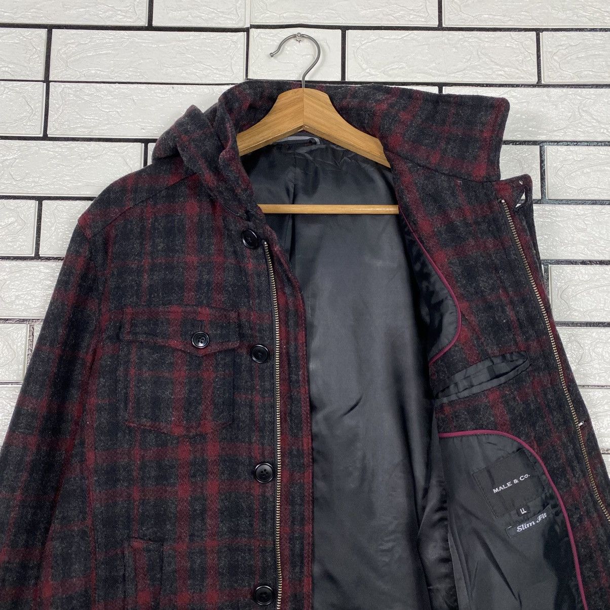 Japanese Brand 📌Vintage Wool Bomber Jacket Male & Co Tartan Issey Miyake Size US L / EU 52-54 / 3 - 14 Thumbnail