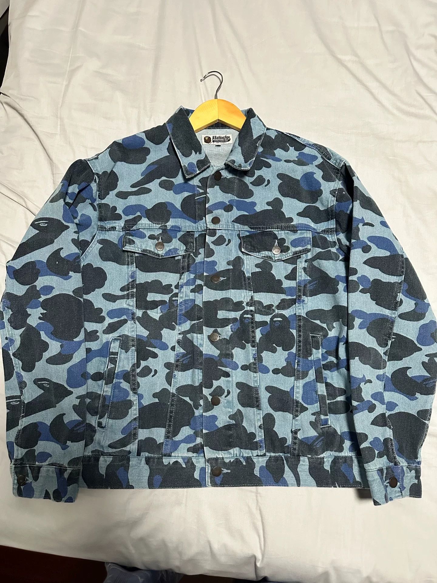 Bape BAPE Denim Jacket with Camo Lining Size US M / EU 48-50 / 2 - 1 Thumbnail