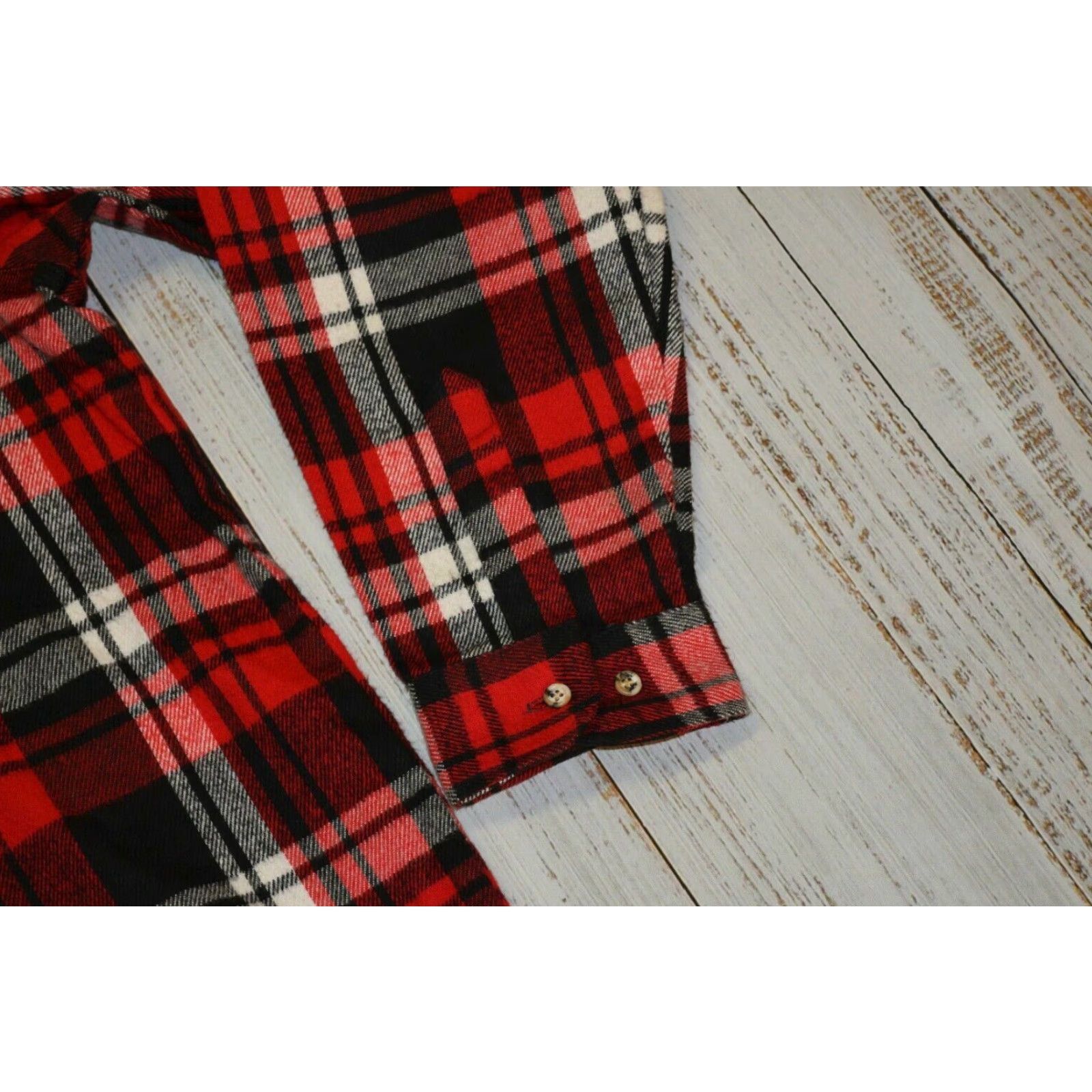Vintage VINTAGE Field & Stream Shirt 3XL Red Heavyweight Flannel Plaid Long Sleeve USA Mens Regular Fit Size US XXL / EU 58 / 5 - 2 Thumbnail