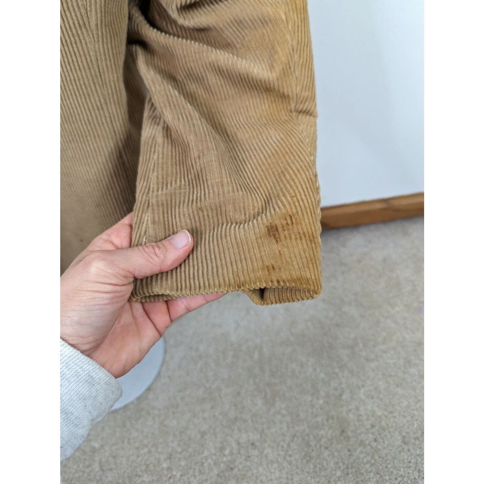 Vintage VINTAGE Mens Tan Corduroy Blazer Sport Coat Suit Jacket Sz 42R /Medium Size 42R - 5 Thumbnail