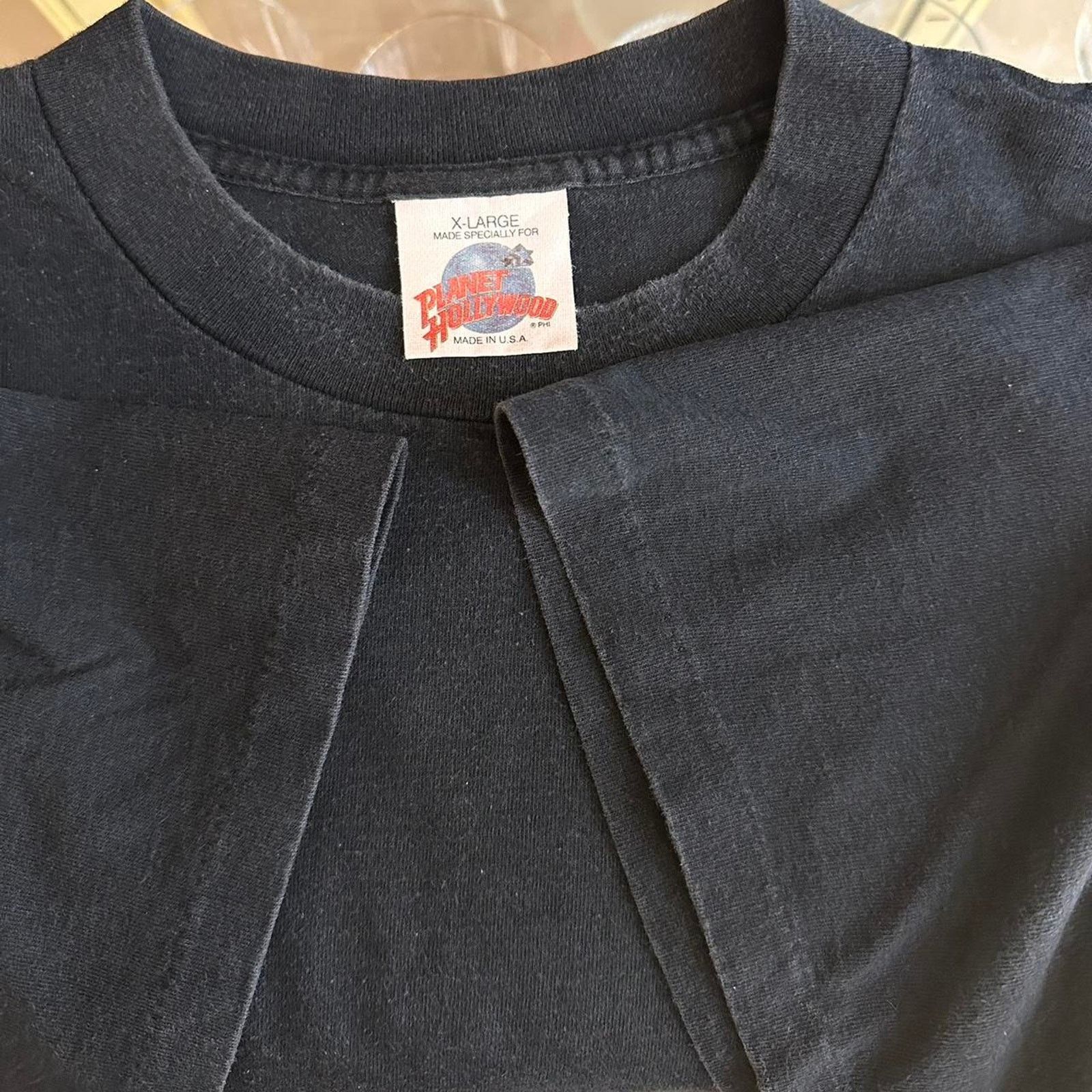 Planet Hollywood × Vintage Vintage Planet Hollywood Sylvester Stallone T- Shirt Size US XL / EU 56 / 4 - 7 Thumbnail