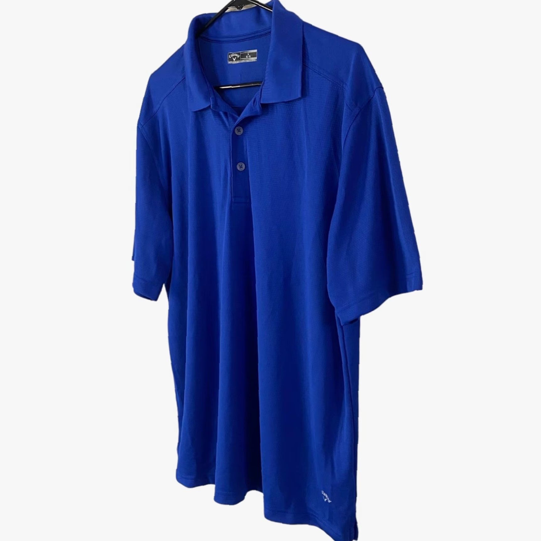 Callaway VINTAGE Callaway Polo Shirt Blue Men's L Athletic Stretch Activewear Size US L / EU 52-54 / 3 - 2 Thumbnail