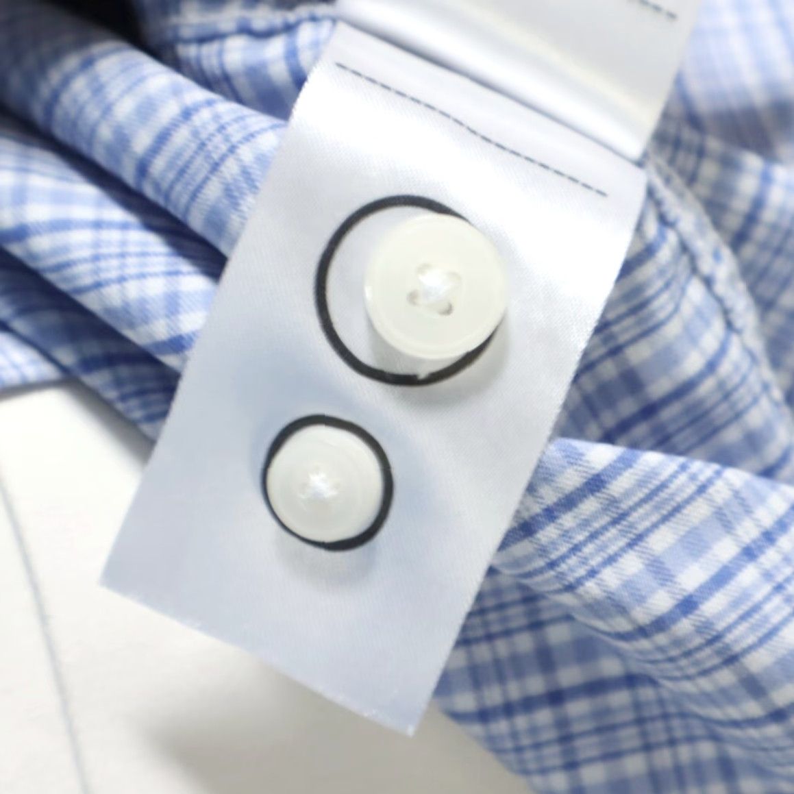 UNTUCKit Untuckit Pascal Performance Gingham Button Up Shirt Blue Men's 2XL Size US XXL / EU 58 / 5 - 7 Thumbnail