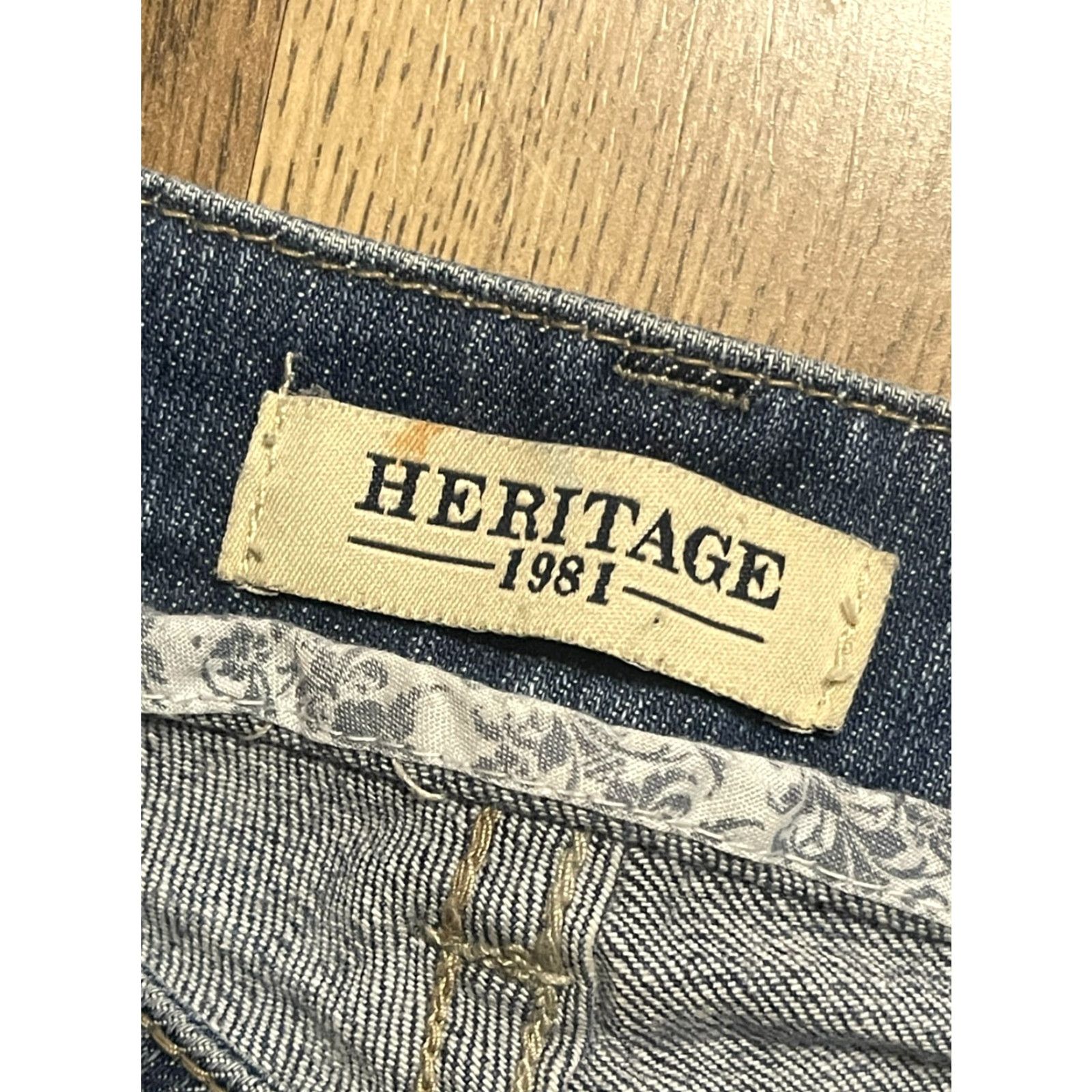 Vintage Heritage 1981 Jeans Women's Size 7 Denim Flared Pockets Size 28" / US 6 / IT 42 - 7 Thumbnail