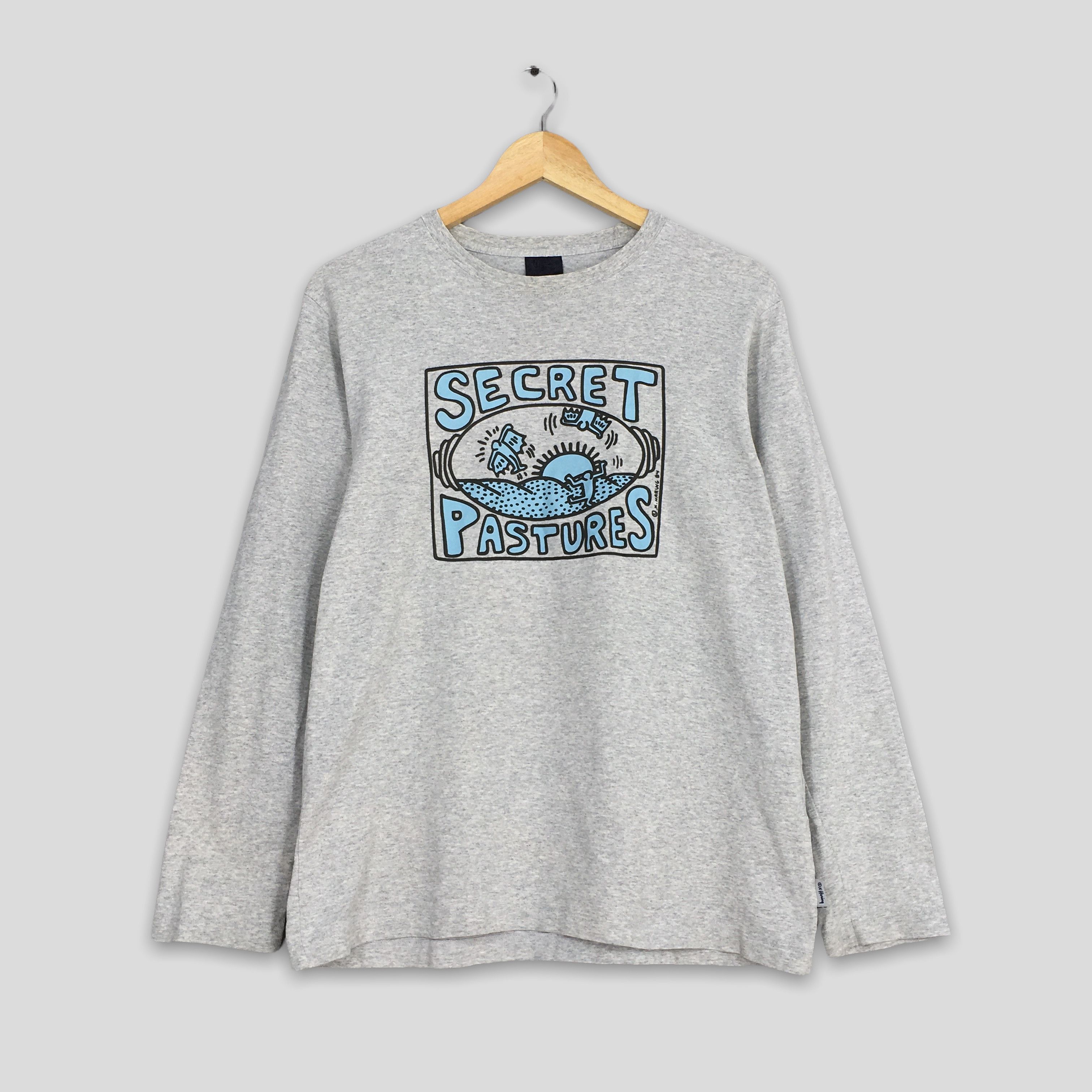 Keith Haring × Vintage Vintage Keith Haring Secret Pastures Pop Art Tshirt Medium Size US M / EU 48-50 / 2 - 1 Thumbnail
