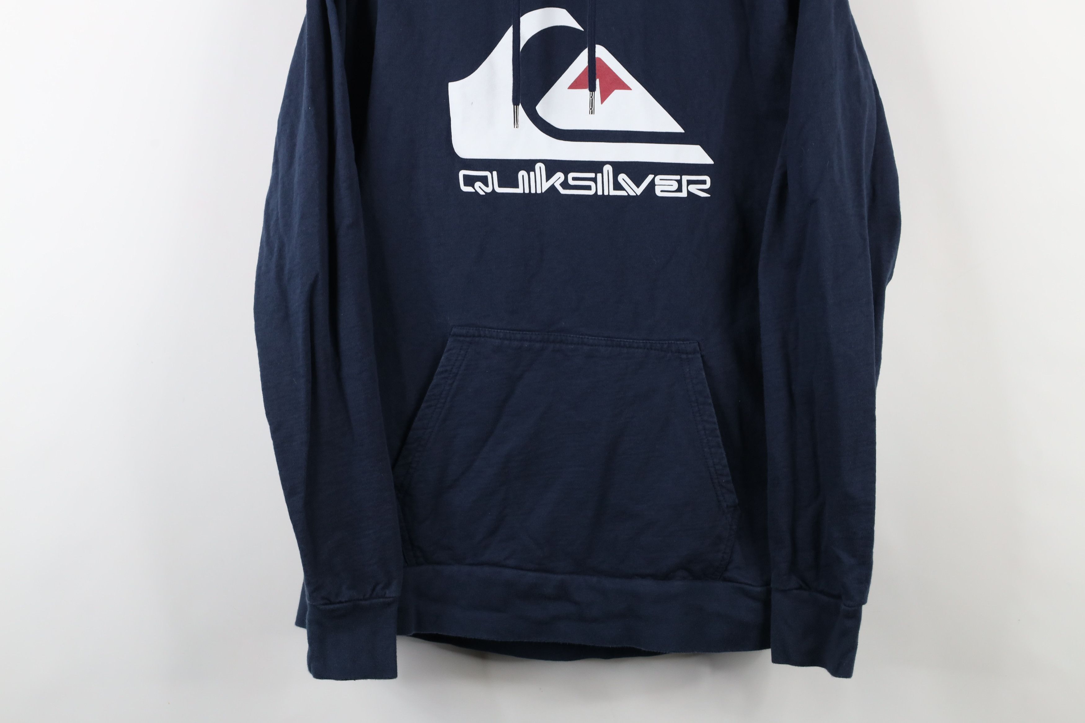 Quiksilver Vintage Quiksilver Surfing Spell Out Hoodie Sweatshirt Blue Size US L / EU 52-54 / 3 - 3 Thumbnail