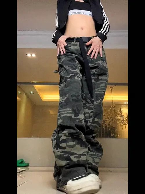 Japanese Brand Mizuki x Ibuki Camouflage High Street Vintage Casual Jeans Size US 31 - 4 Thumbnail